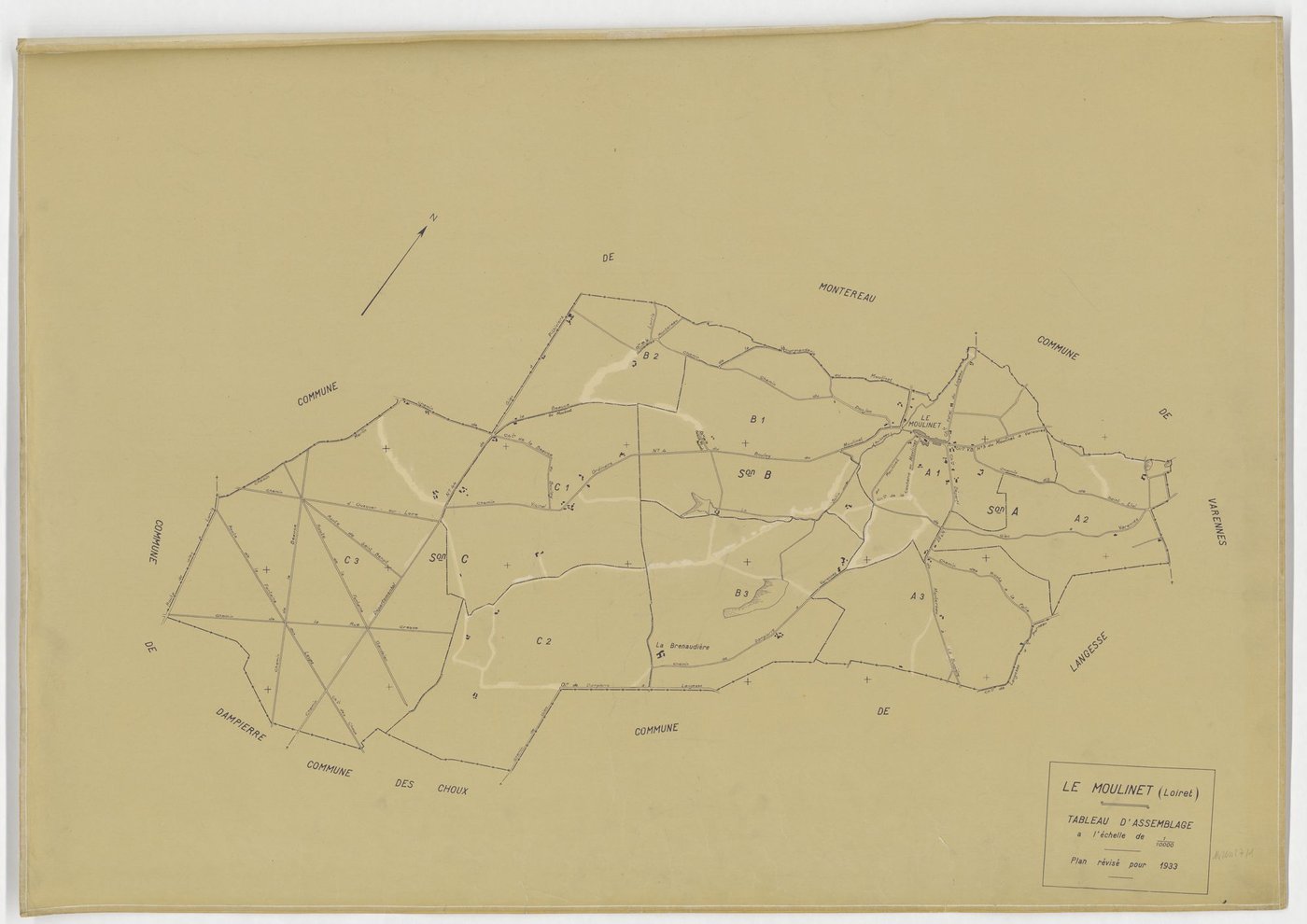 Le Moulinet-sur-Solin - Tableau d'assemblage