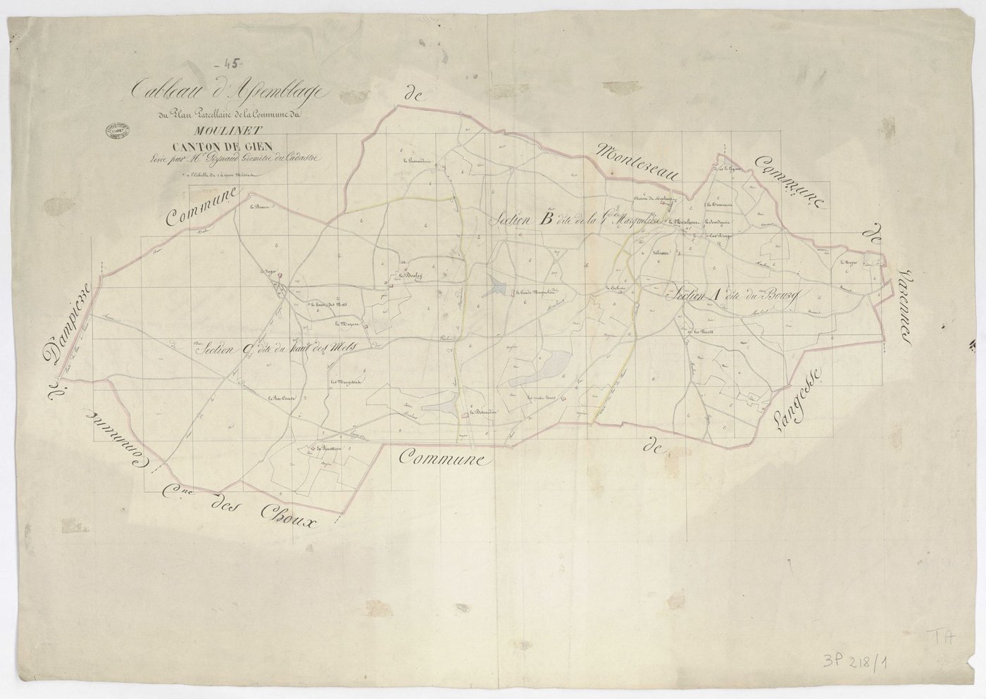 Le Moulinet-sur-Solin - Tableau d'assemblage