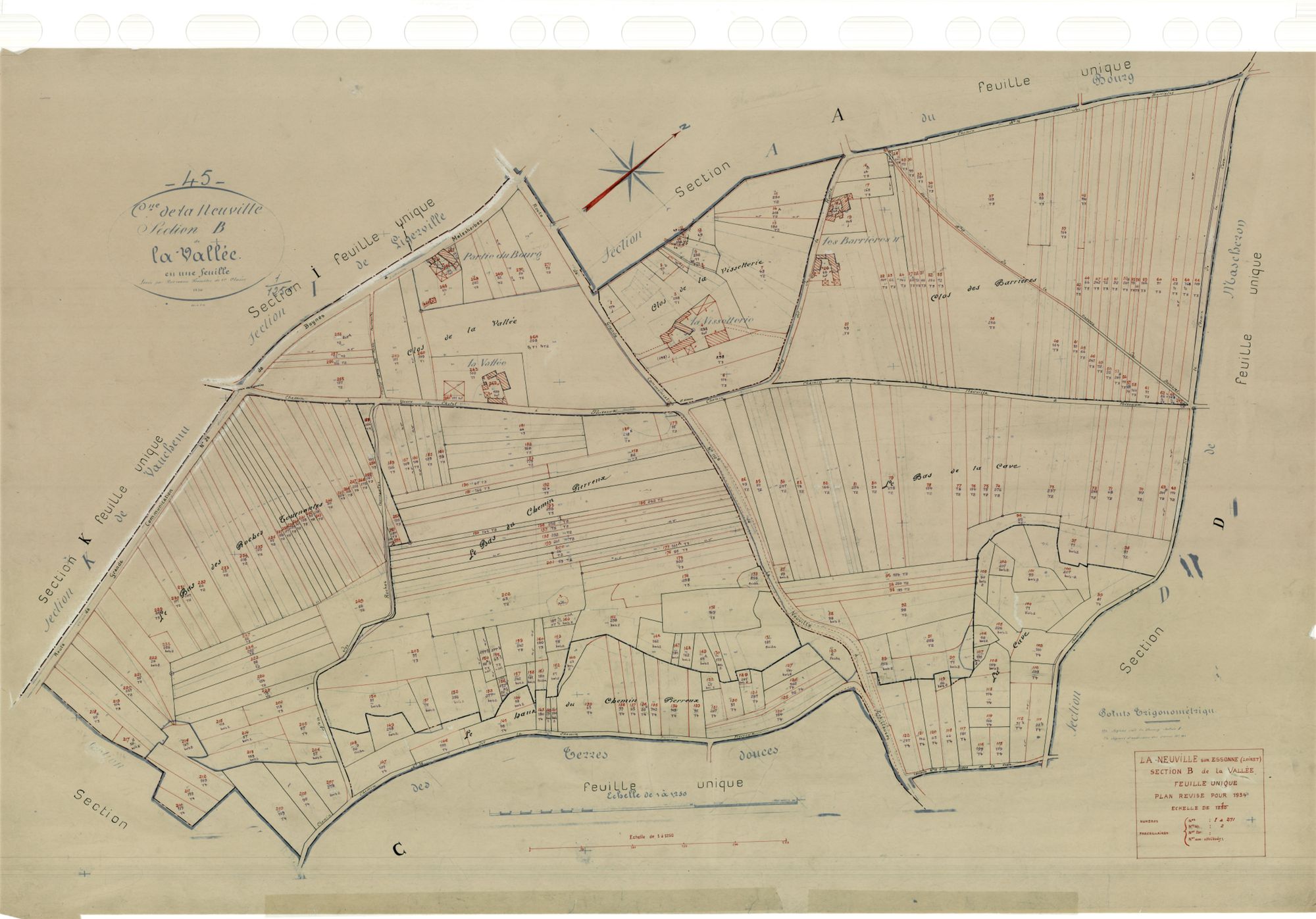 La Neuville-sur-Essonne - Sections
