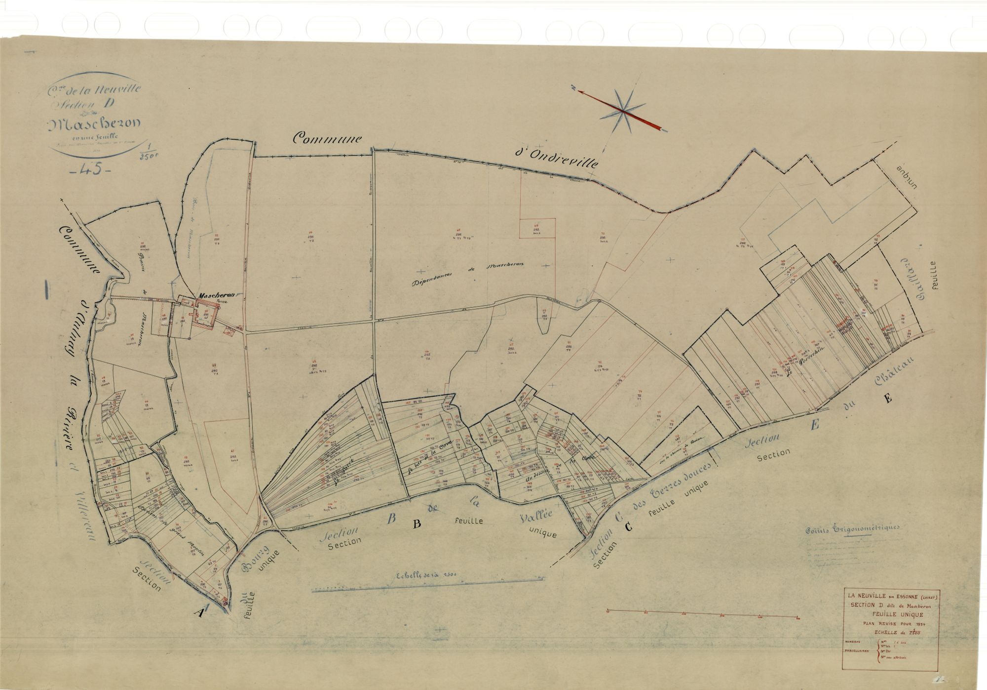 La Neuville-sur-Essonne - Sections