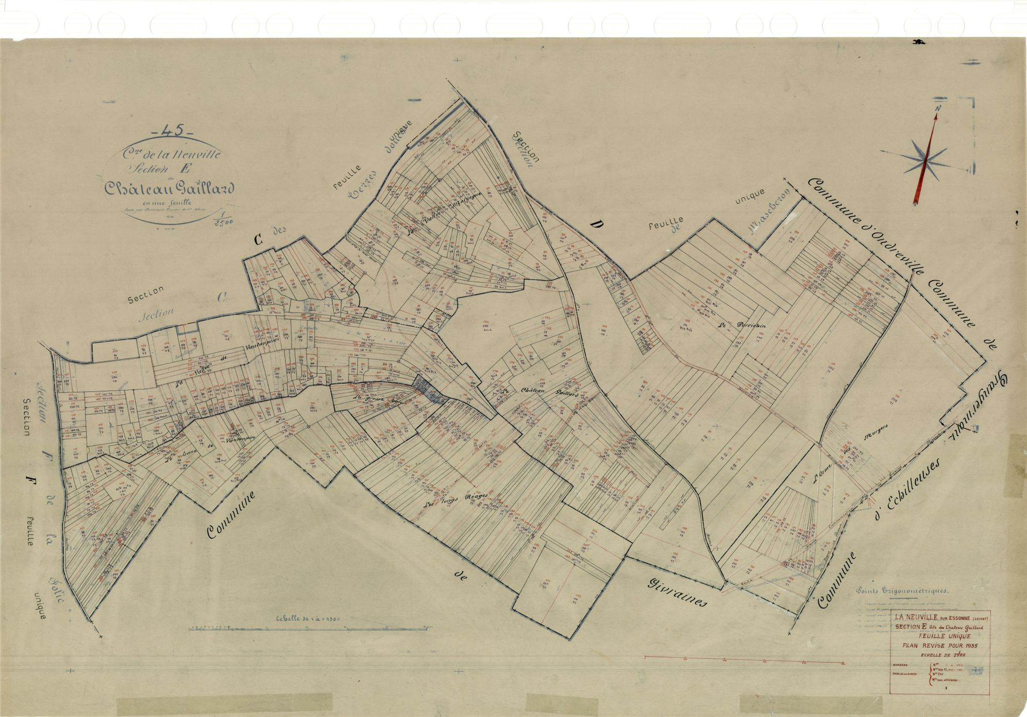 La Neuville-sur-Essonne - Sections