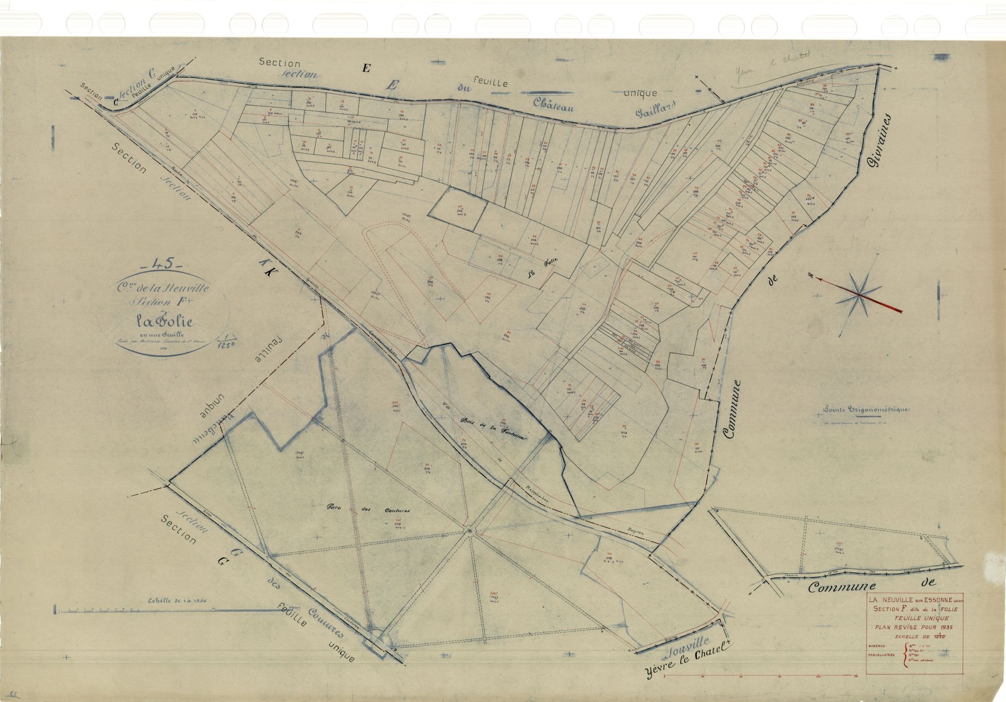 La Neuville-sur-Essonne - Sections