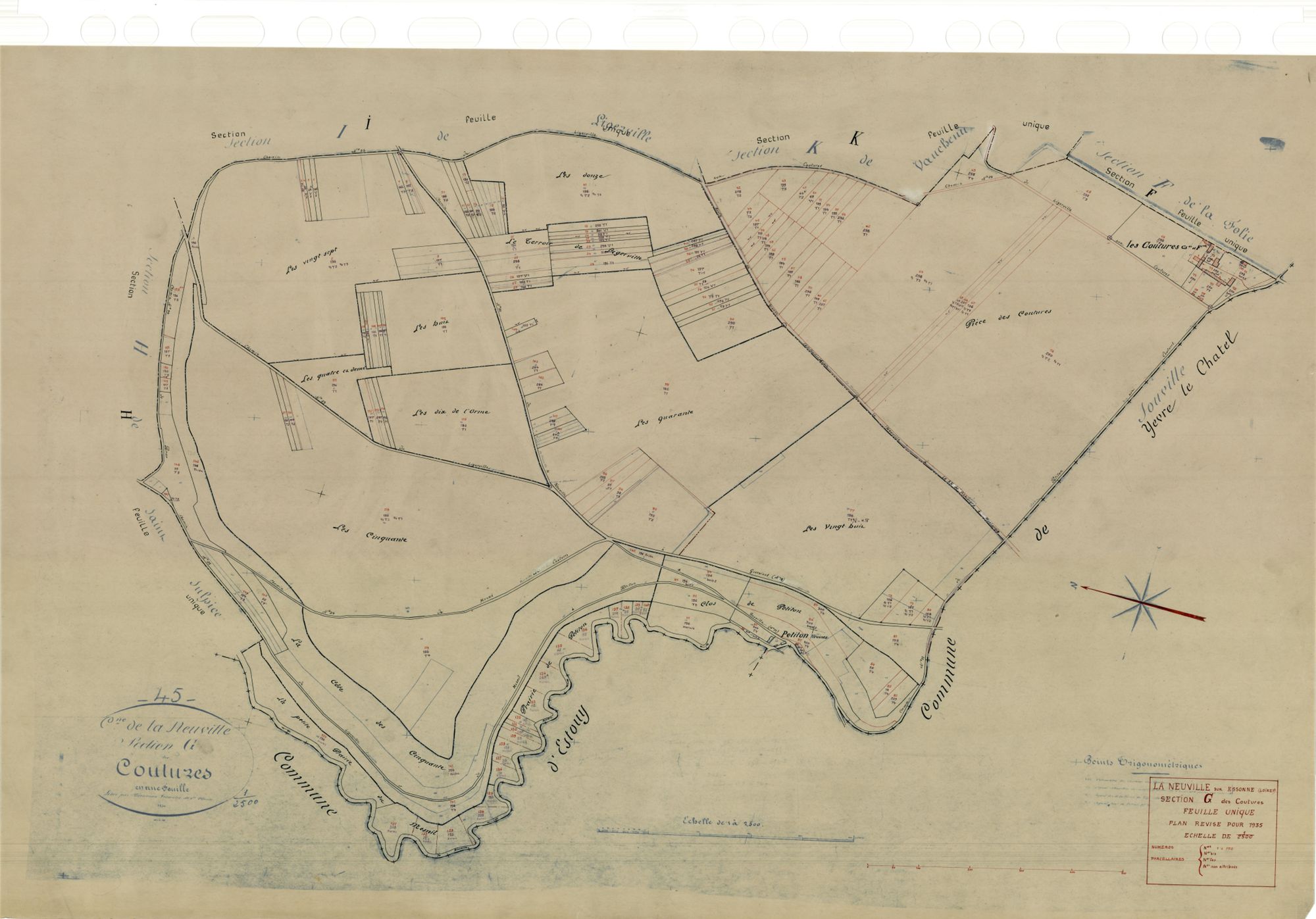 La Neuville-sur-Essonne - Sections