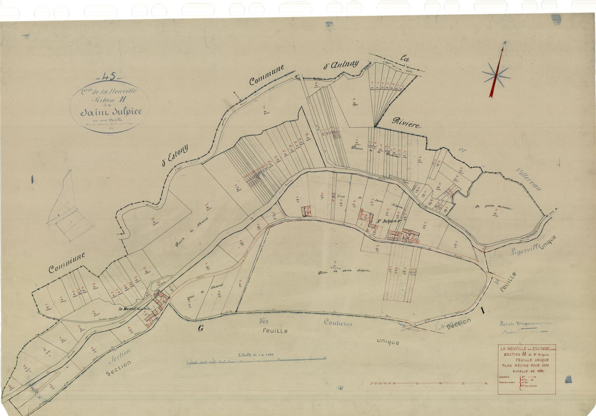 La Neuville-sur-Essonne - Sections