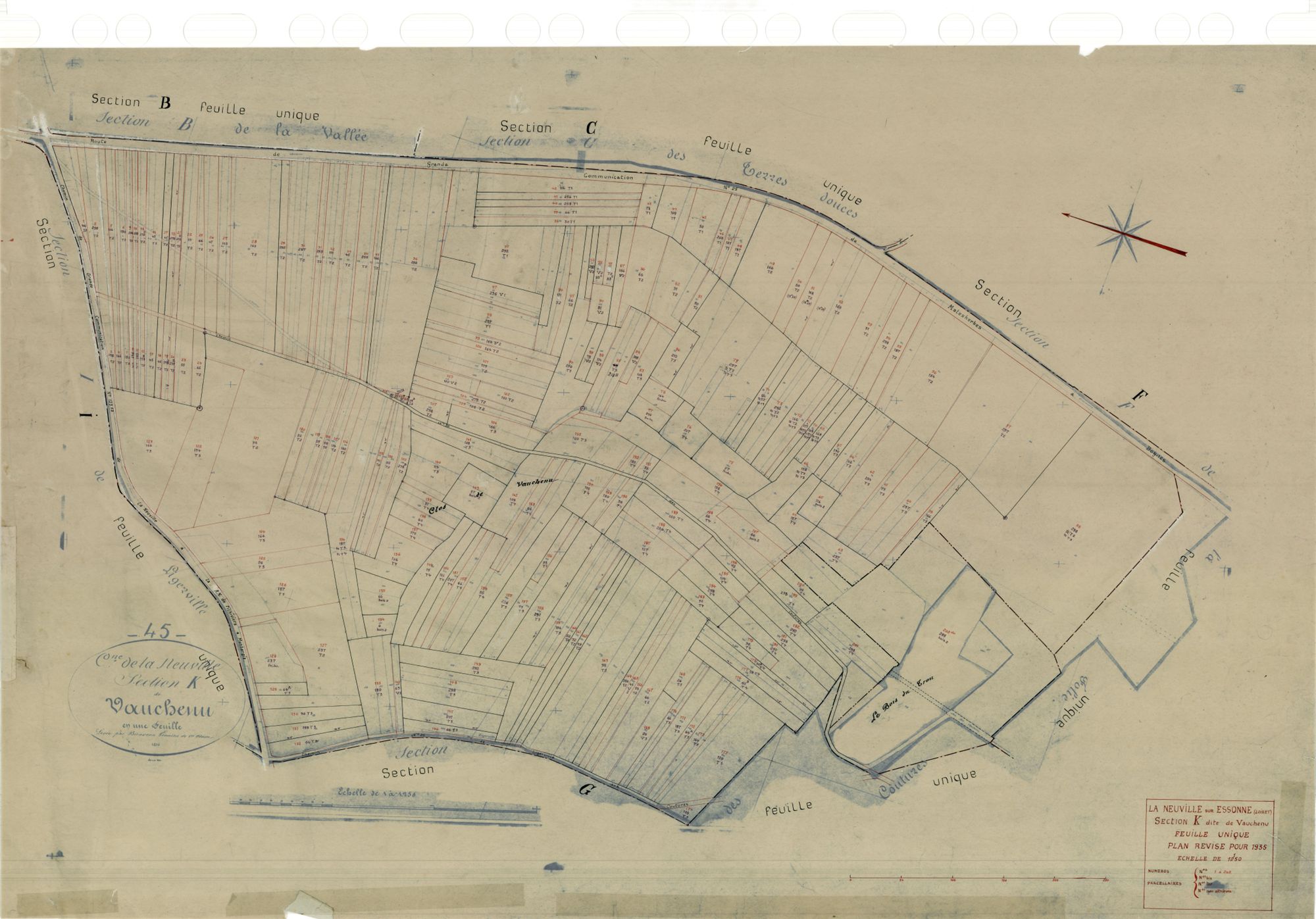 La Neuville-sur-Essonne - Sections