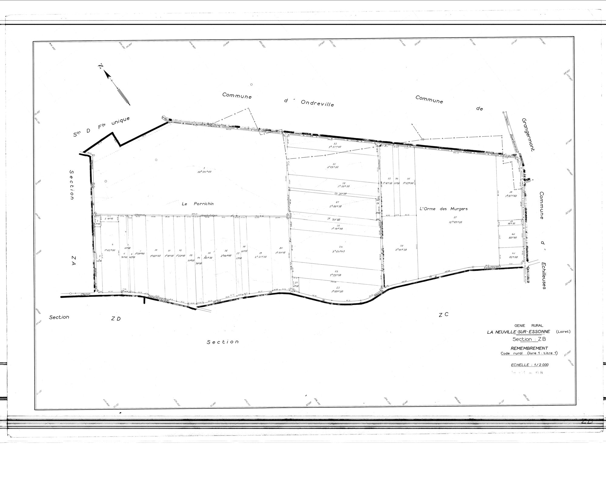 La Neuville-sur-Essonne - Sections