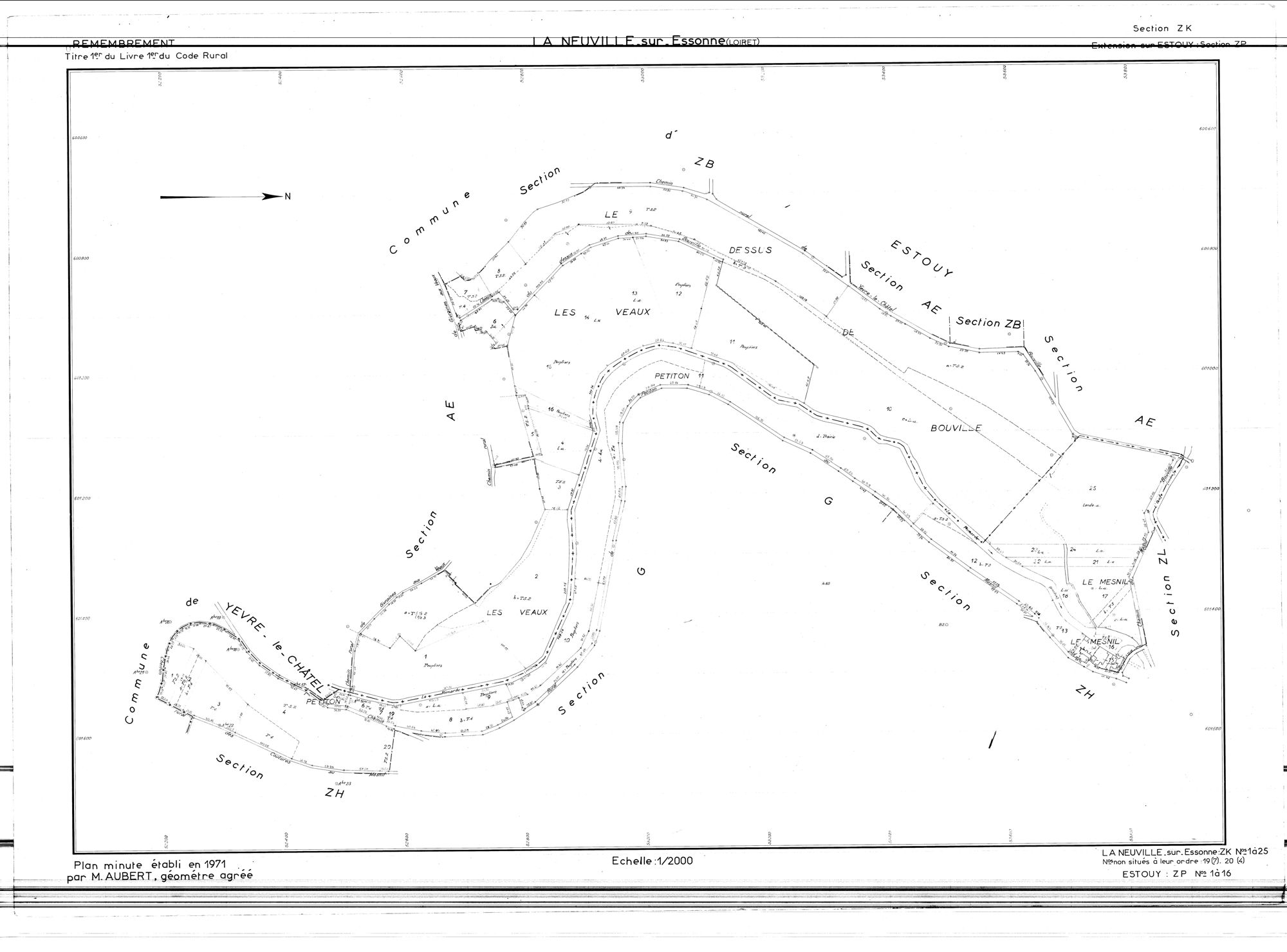 La Neuville-sur-Essonne - Sections