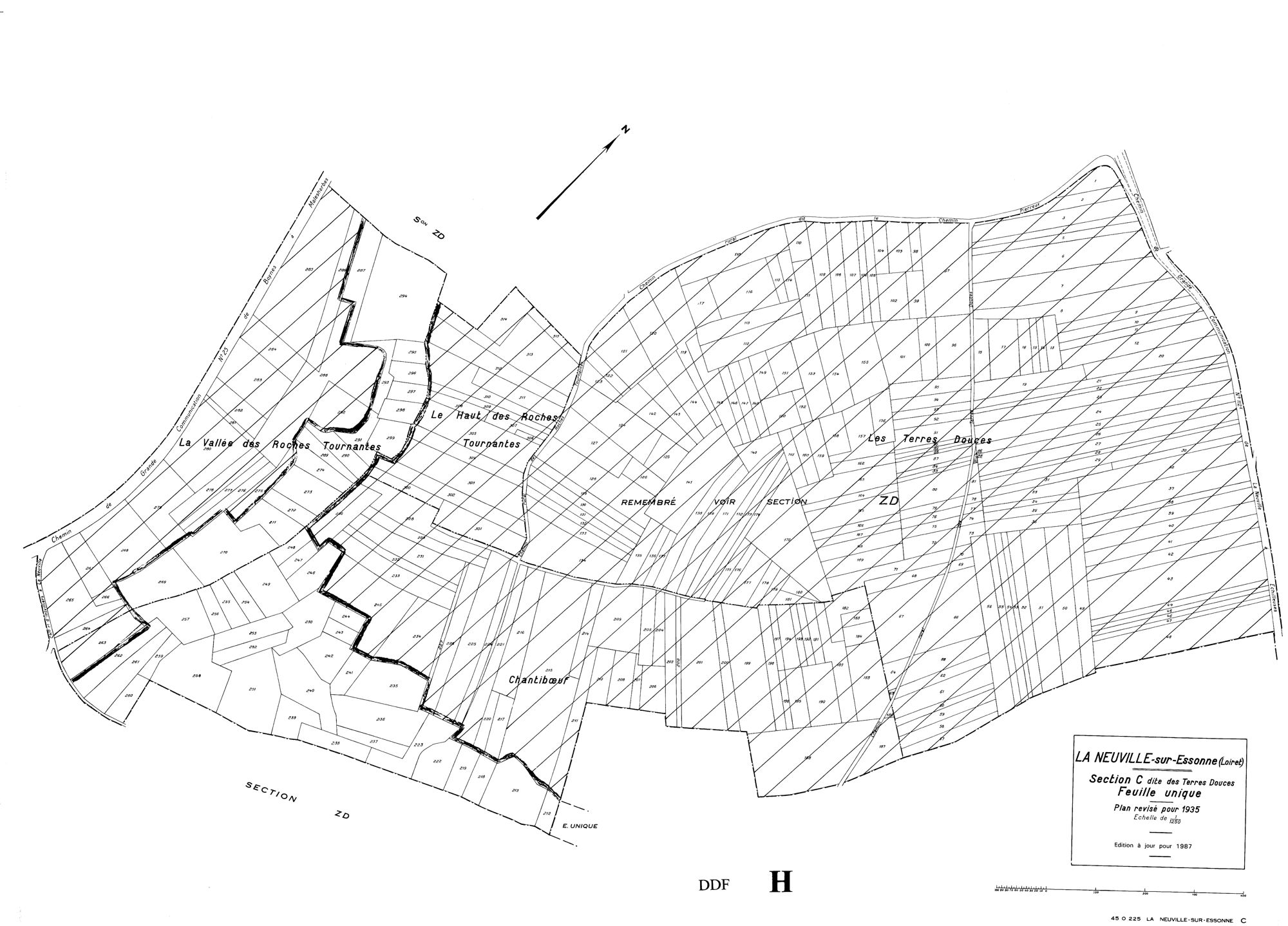 La Neuville-sur-Essonne - Sections