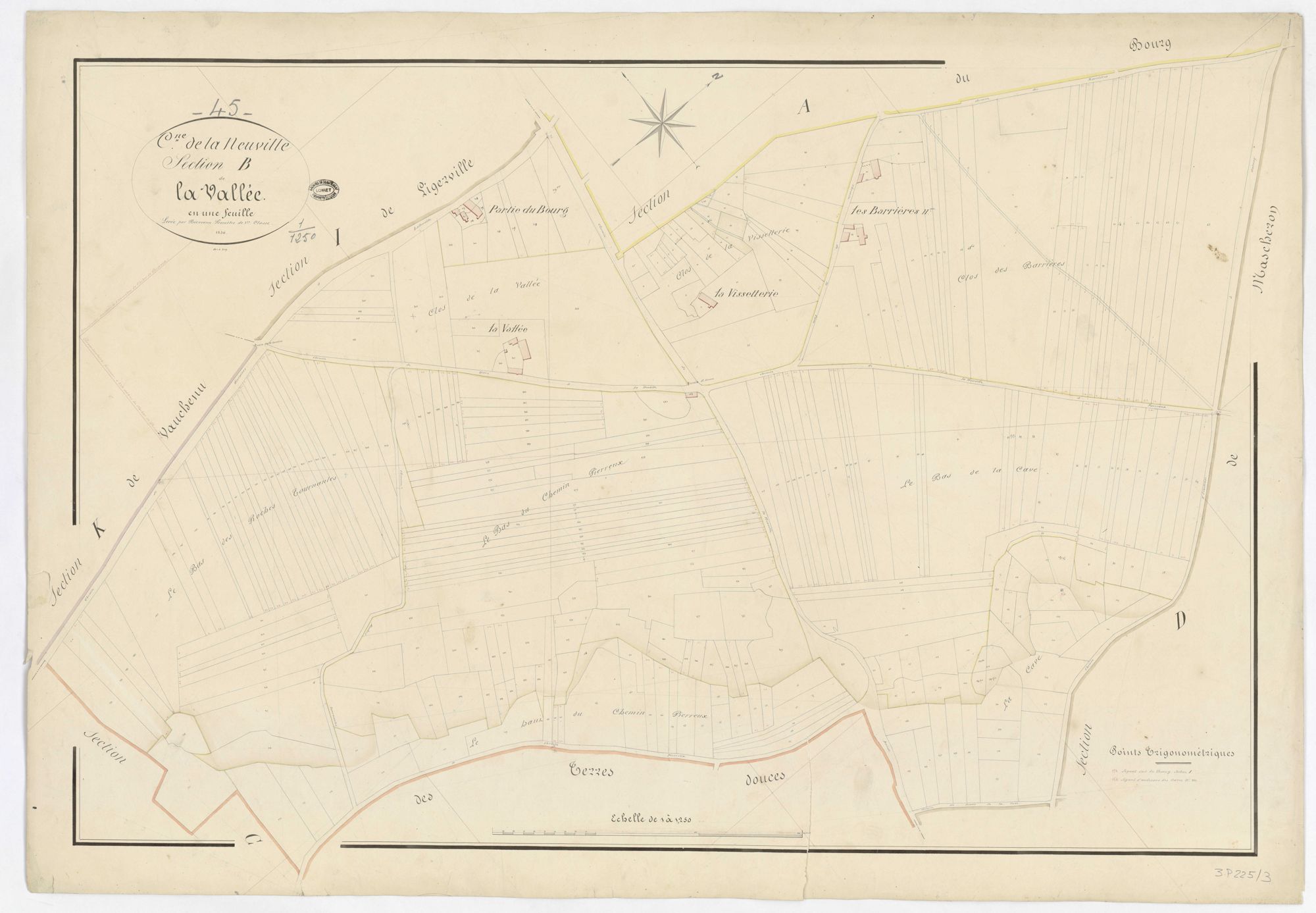 La Neuville-sur-Essonne - Sections