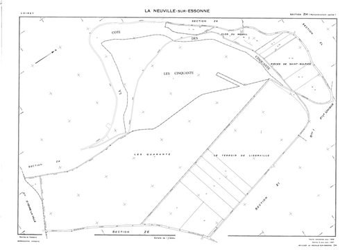 La Neuville-sur-Essonne - Sections