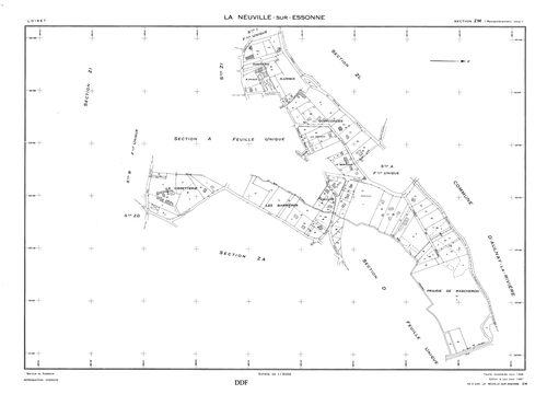 La Neuville-sur-Essonne - Sections