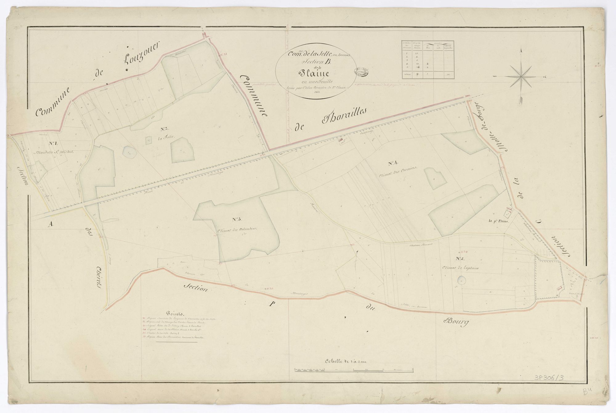 La Selle-en-Hermoy - Sections
