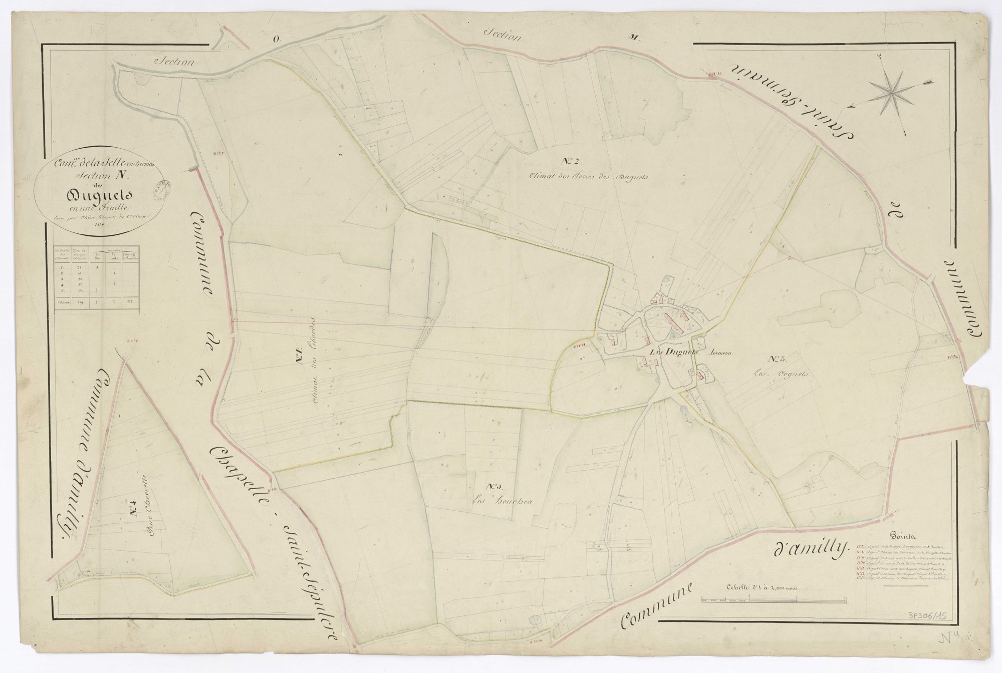 La Selle-en-Hermoy - Sections