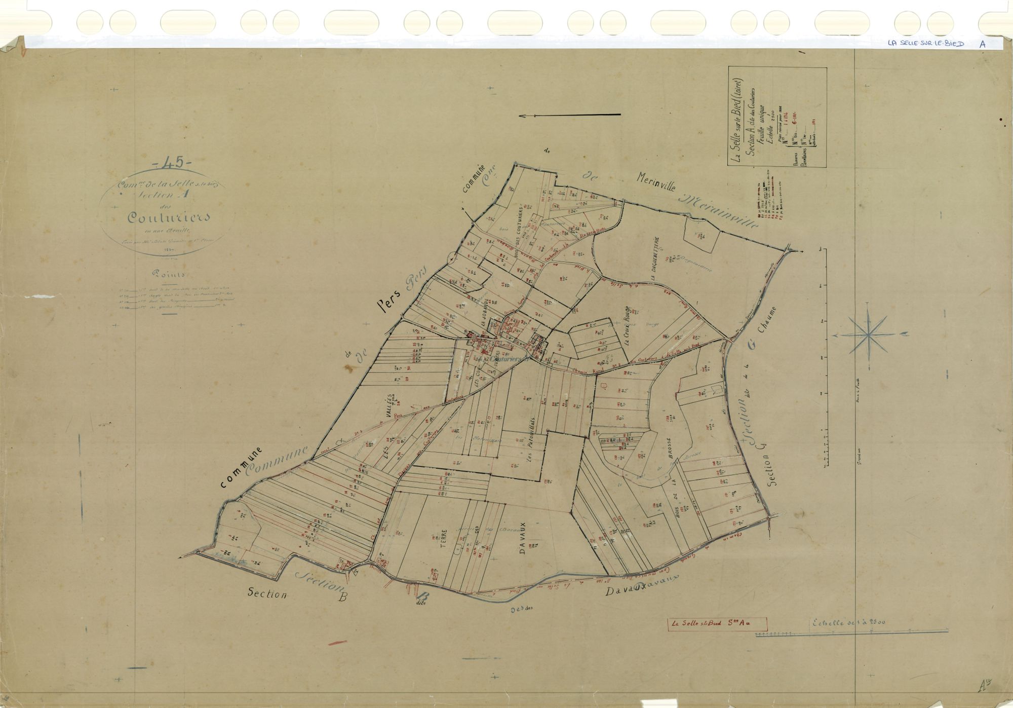 La Selle-sur-le-Bied - Sections