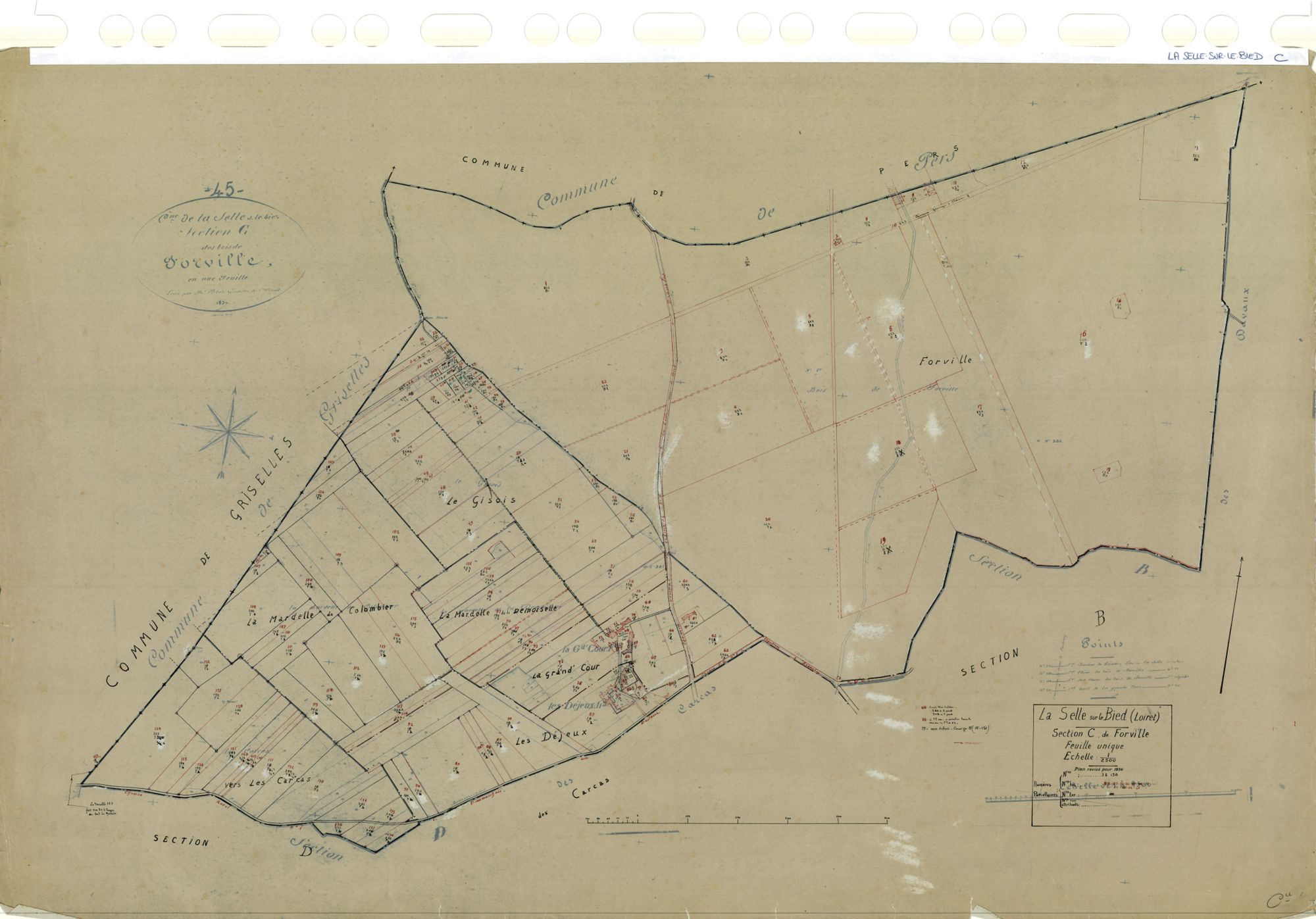 La Selle-sur-le-Bied - Sections