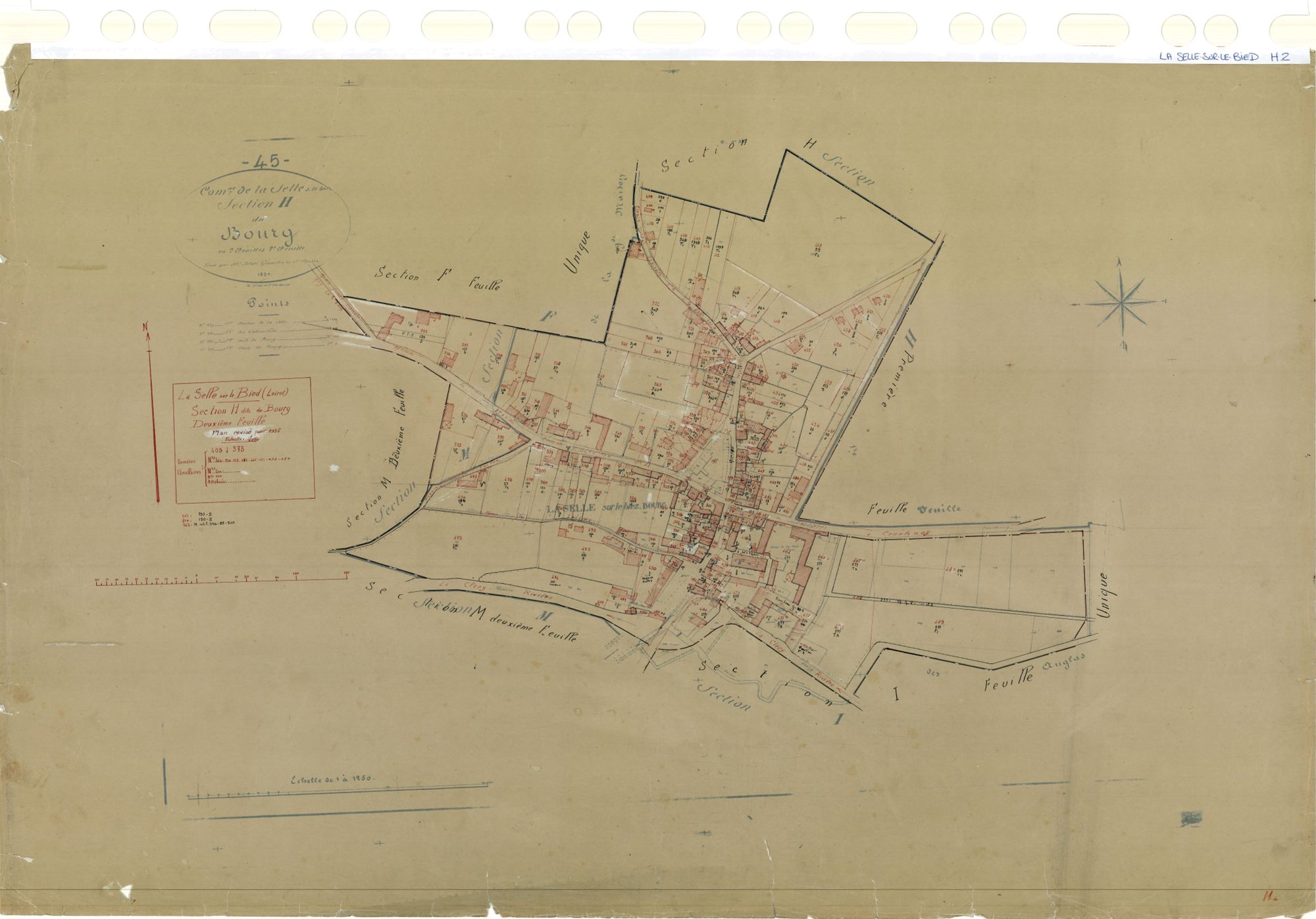 La Selle-sur-le-Bied - Sections