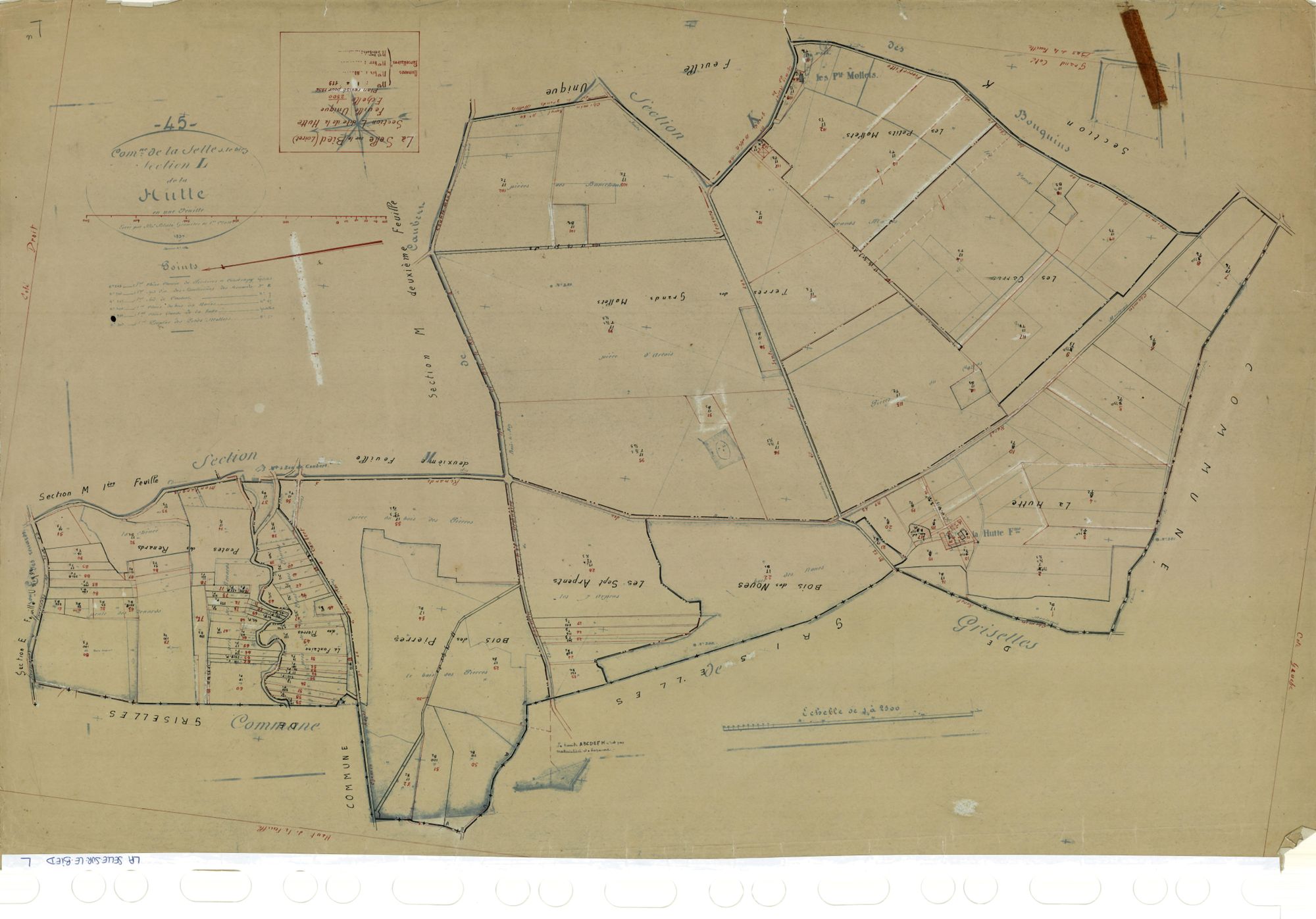 La Selle-sur-le-Bied - Sections