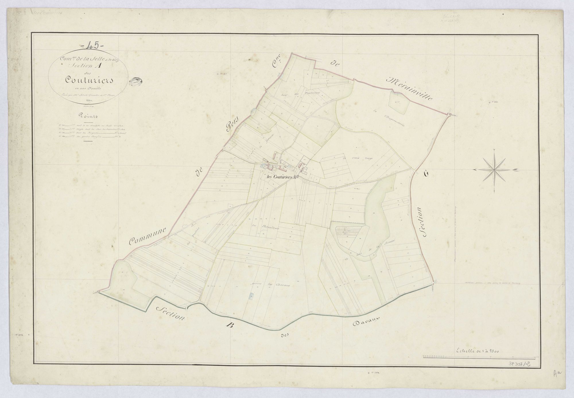 La Selle-sur-le-Bied - Sections
