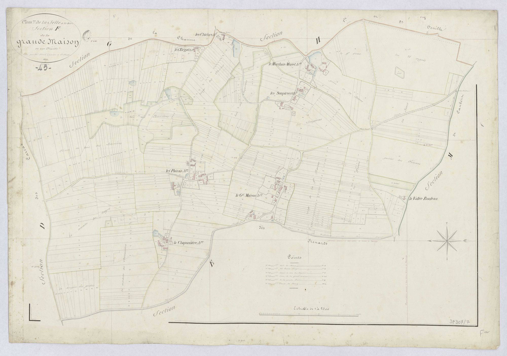 La Selle-sur-le-Bied - Sections
