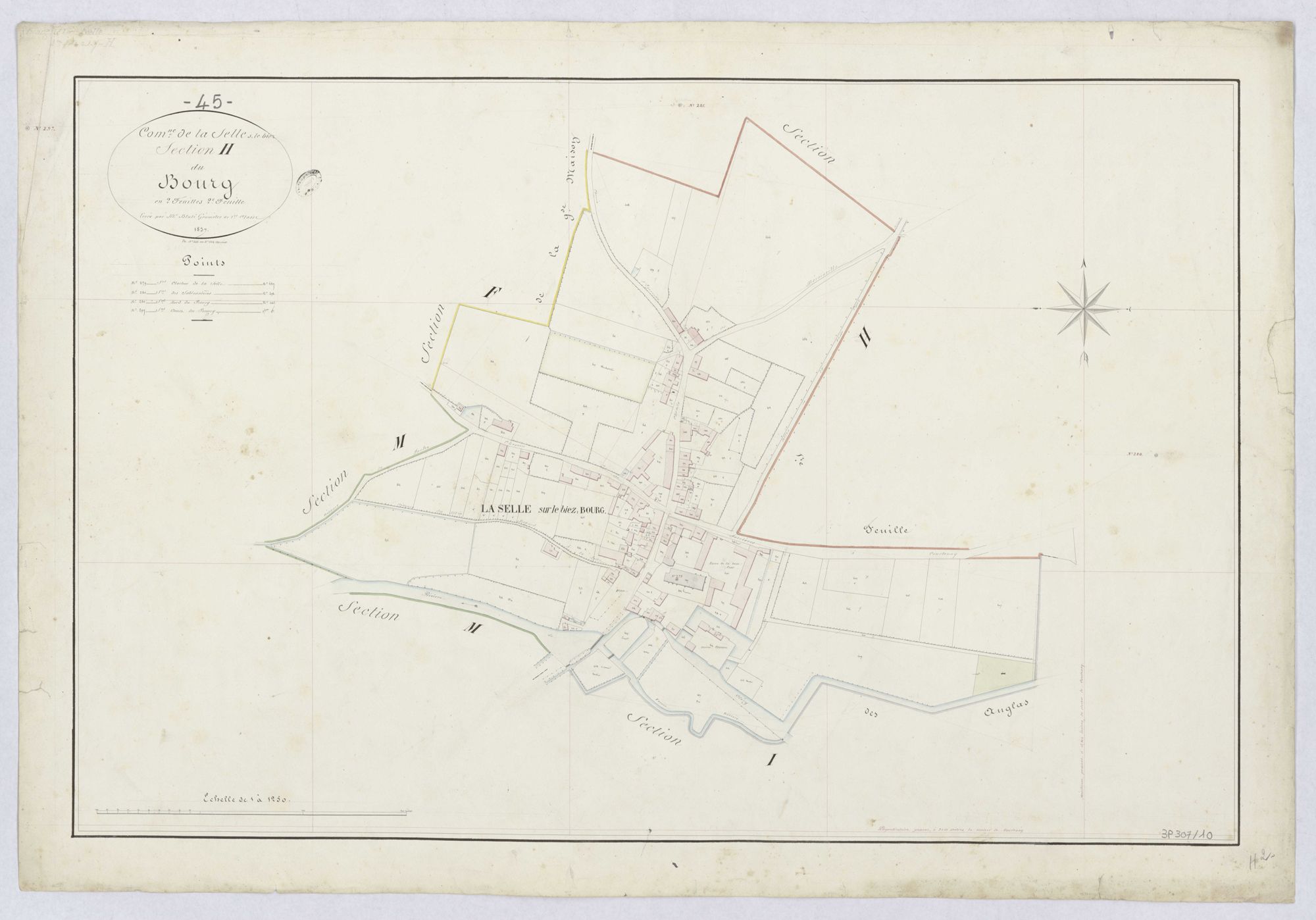 La Selle-sur-le-Bied - Sections