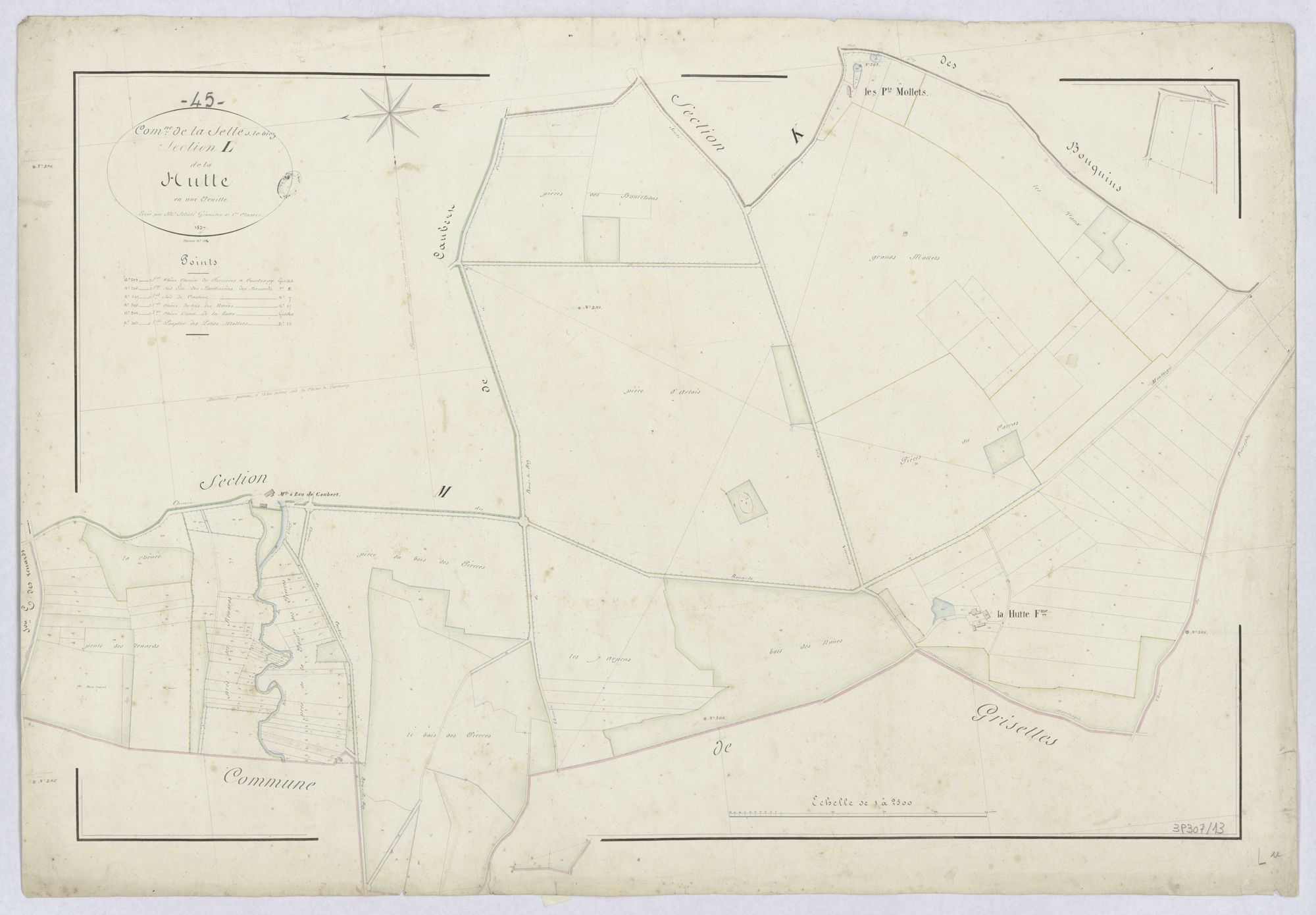 La Selle-sur-le-Bied - Sections