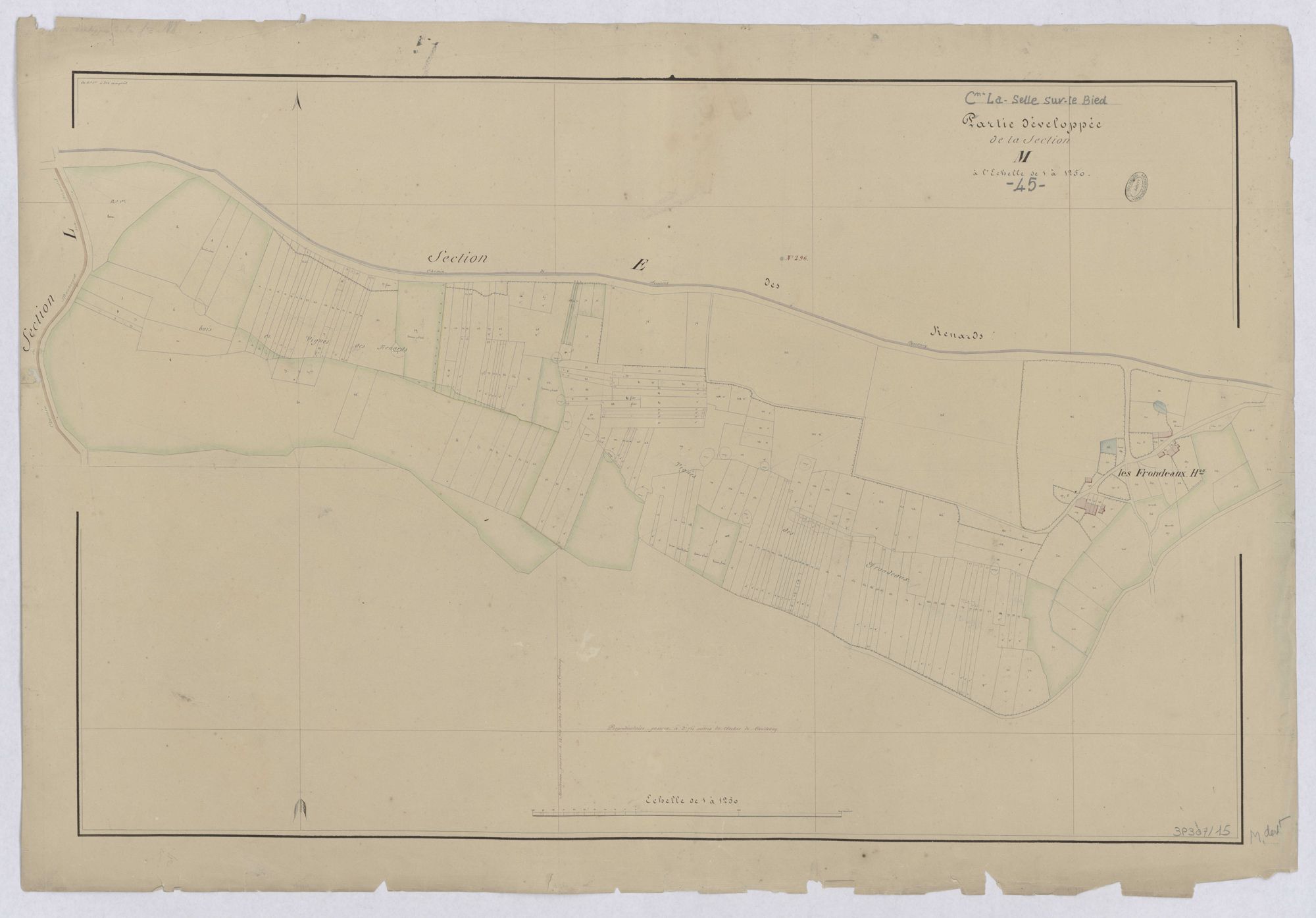 La Selle-sur-le-Bied - Sections
