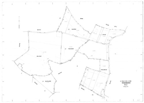 La Selle-sur-le-Bied - Sections