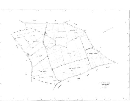 La Selle-sur-le-Bied - Sections