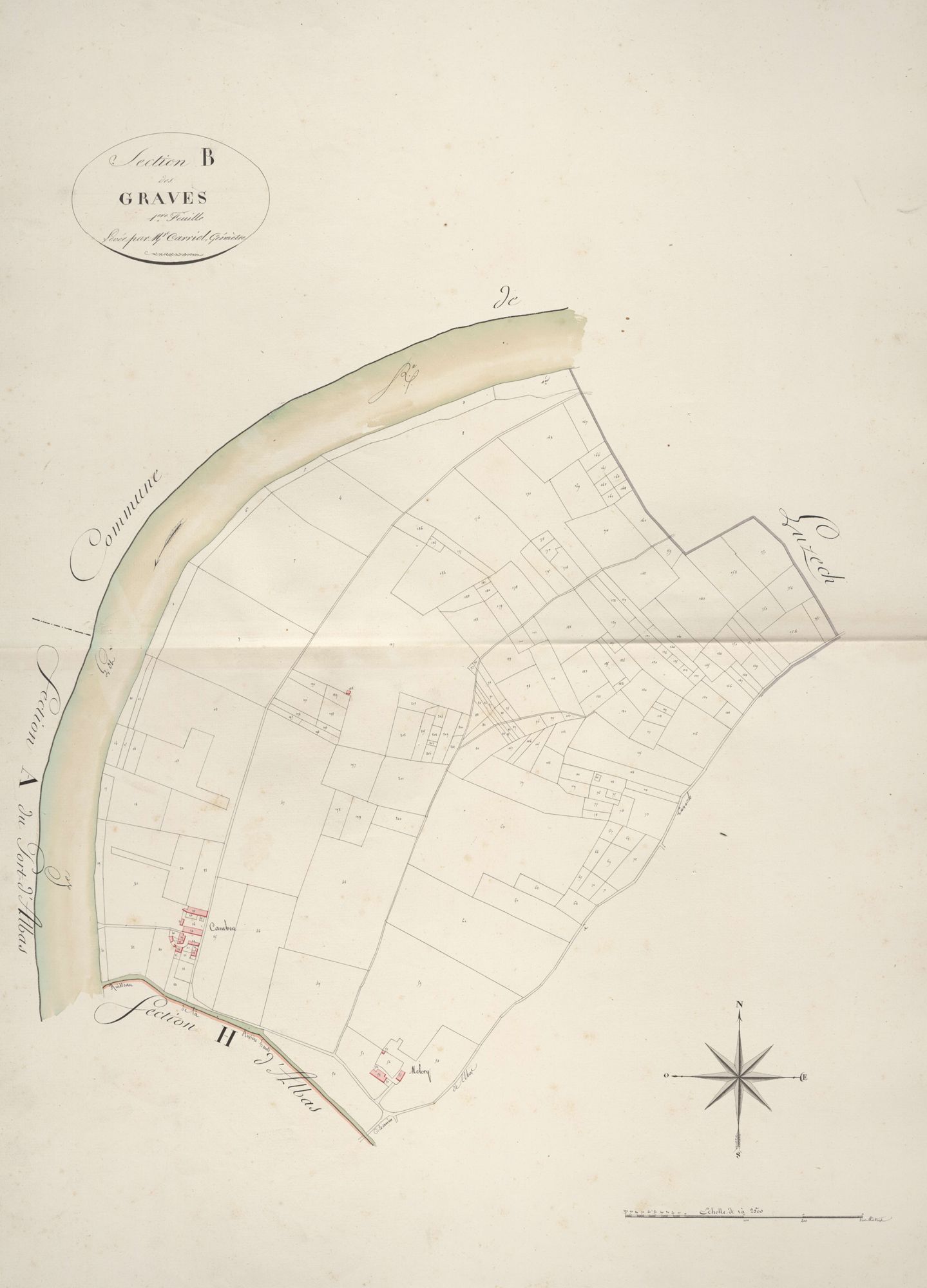 section B des Graves, 1ère feuille