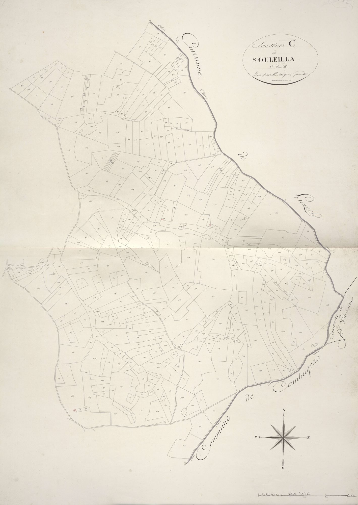 section C de Souleilla, 3ème feuille