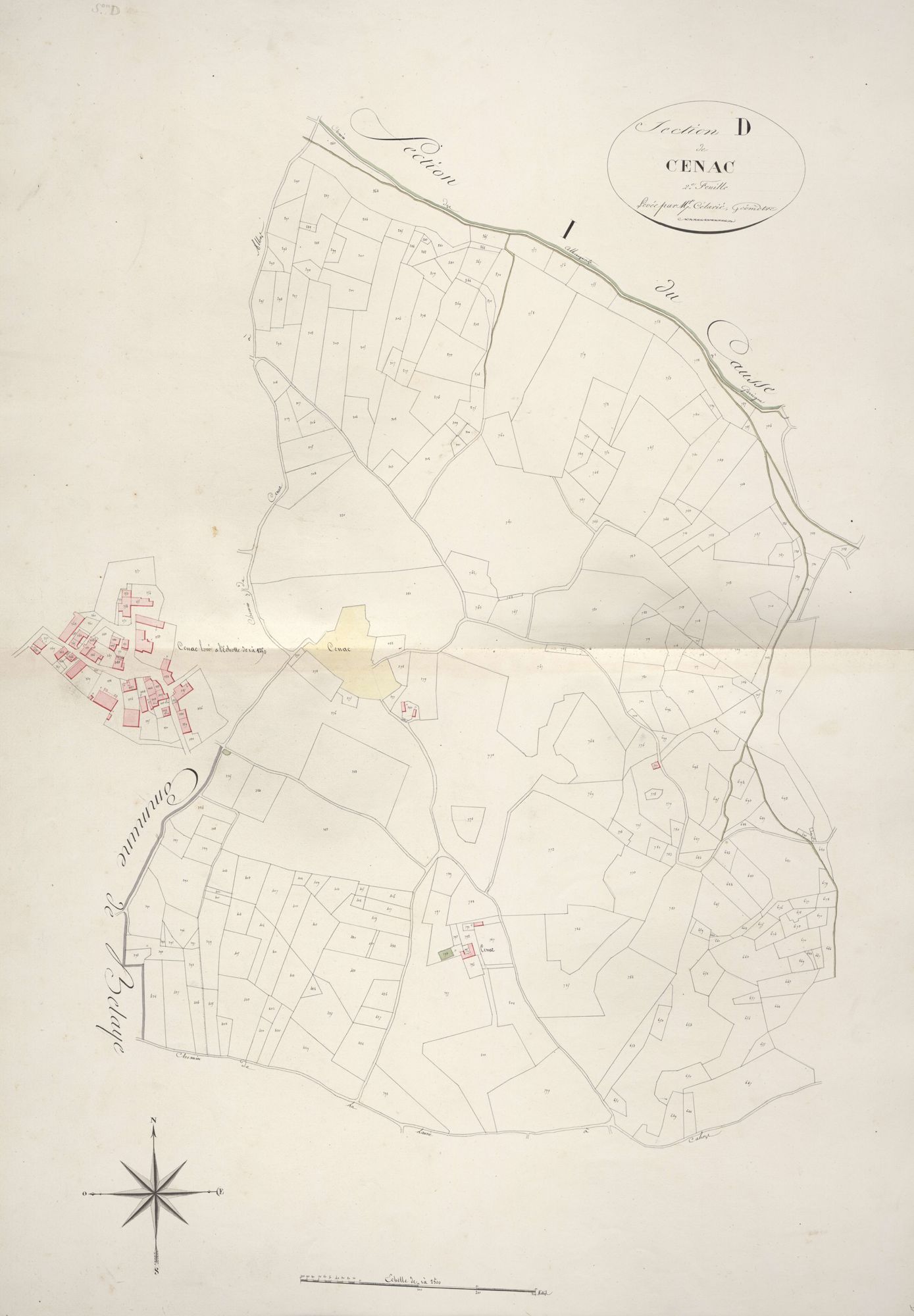 section D de Cénac, 2ème feuille