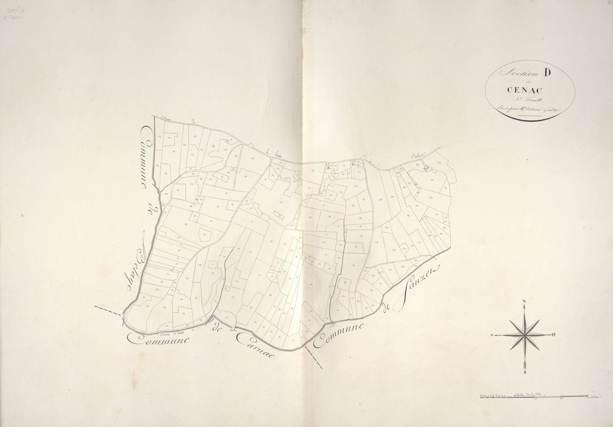 section D de Cénac, 3ème feuille
