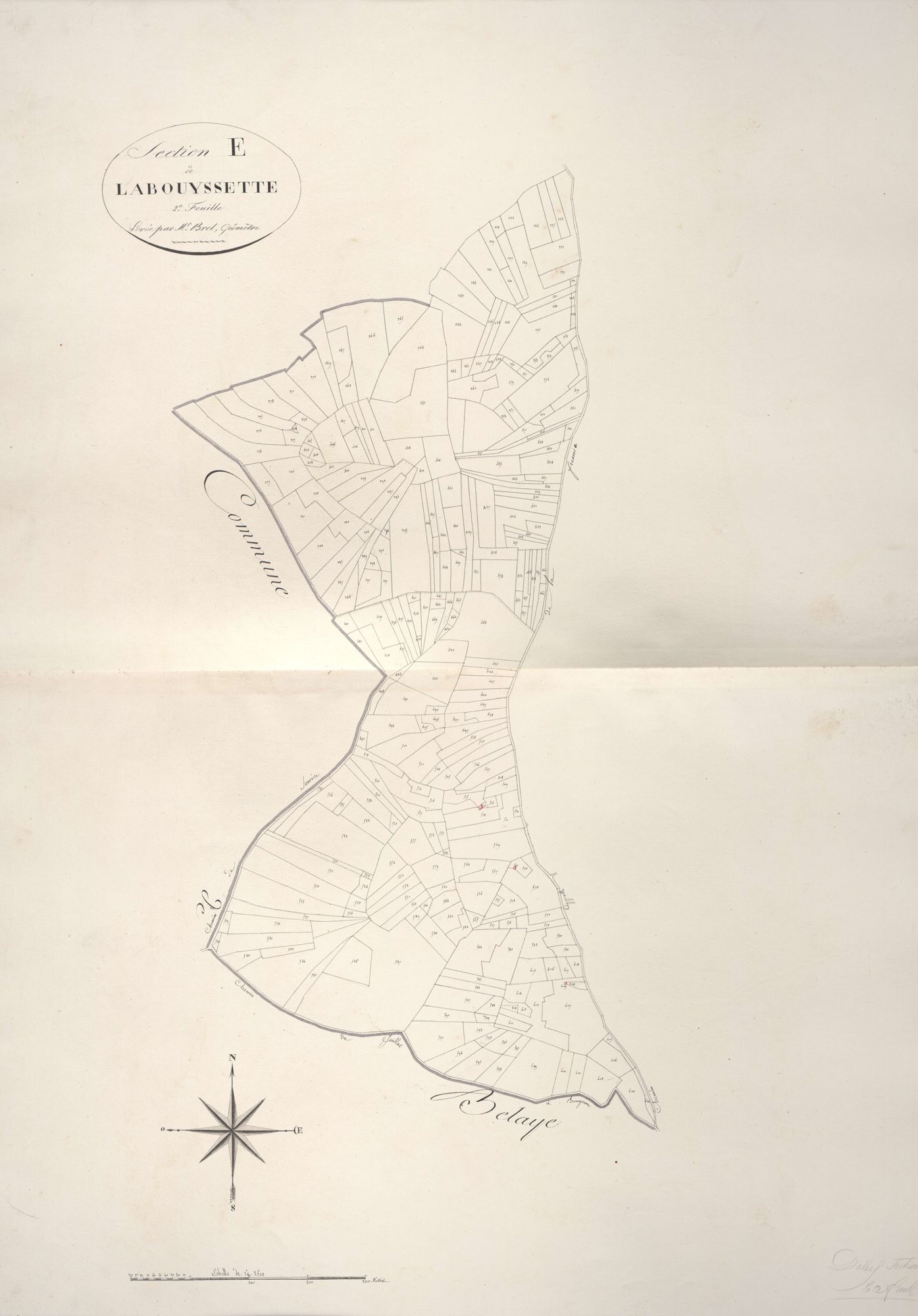 section E de Labouyssette, 2ème feuille