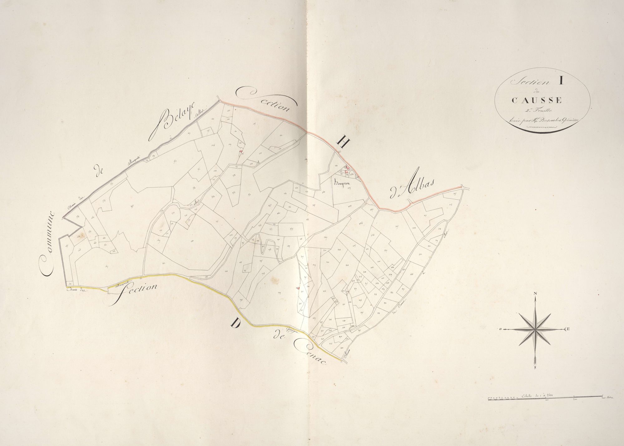 section I du Causse, 2ème feuille