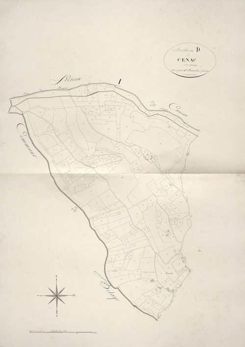 section D de Cénac, 1ère feuille