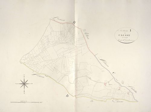 section I du Causse, 1ère feuille