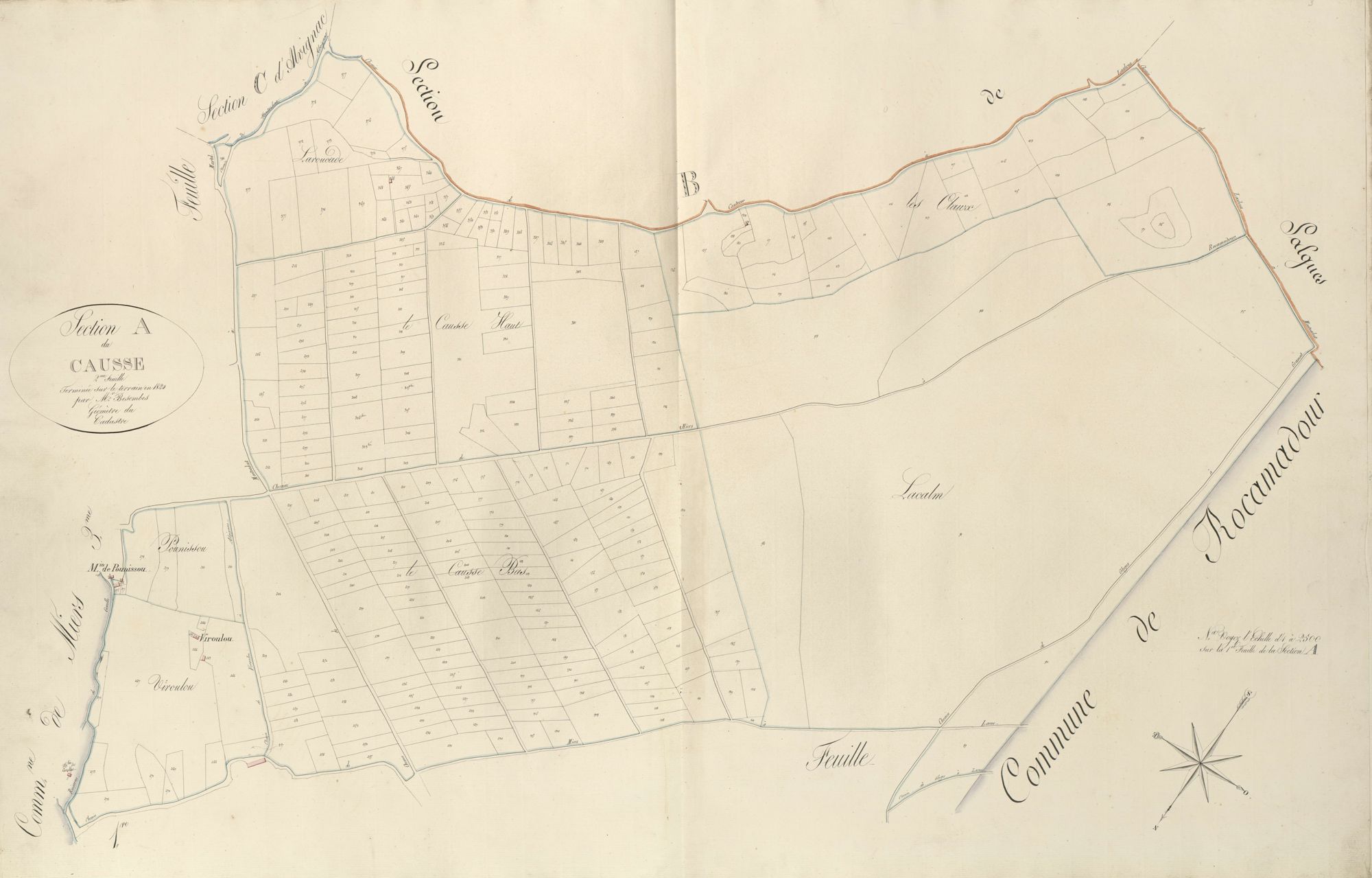section A du Causse, 2ème feuille