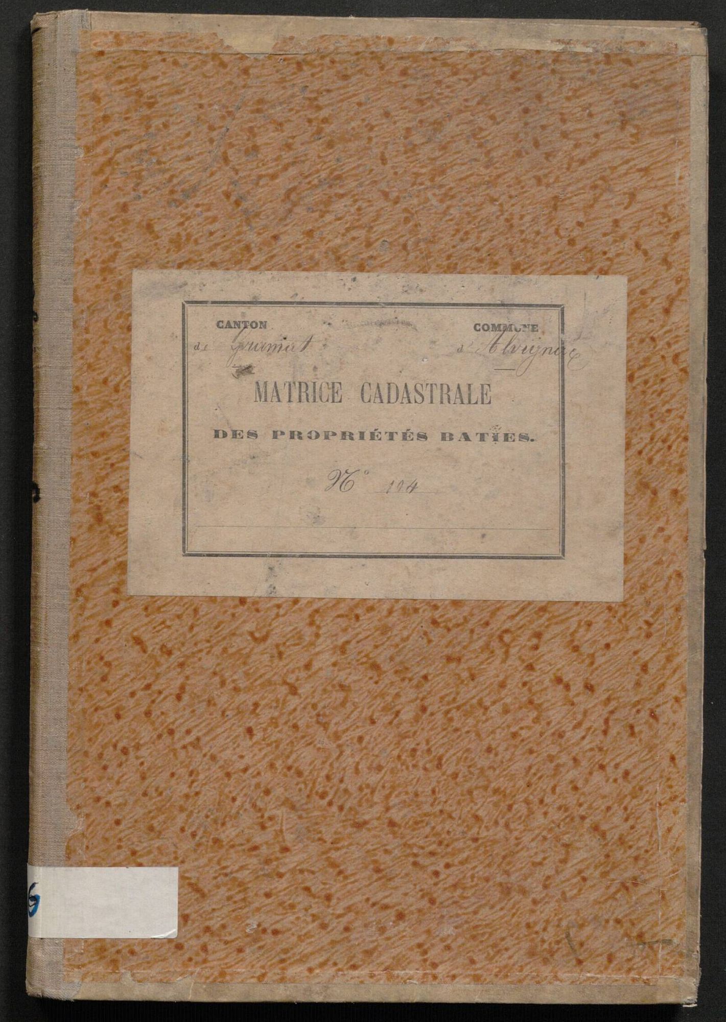 Cases 1-266. Augmentations et diminutions (1880-1891)