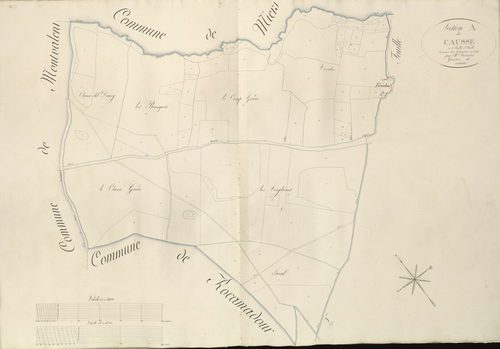 section A du Causse, 1ère feuille
