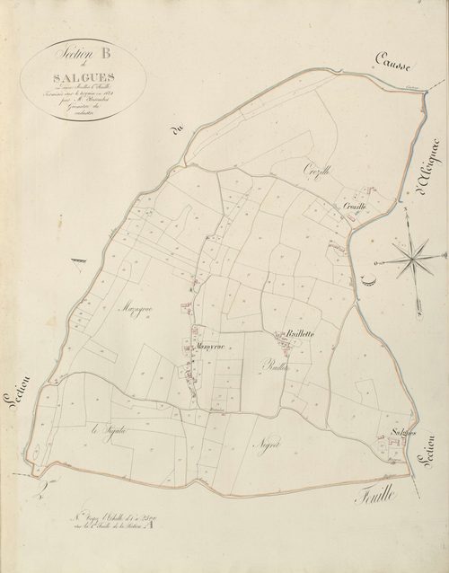 section B de Salgues, 1ère feuille
