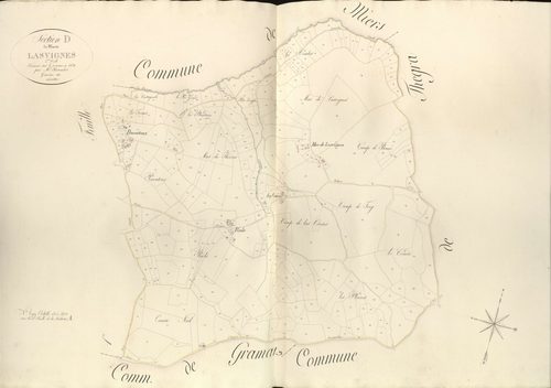 section D du mas de Lasvignes, 2ème feuille