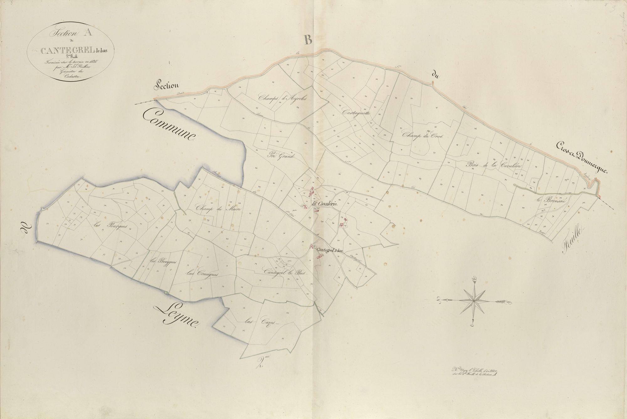 section A de Cantegrel-le-bas, 3ème feuille