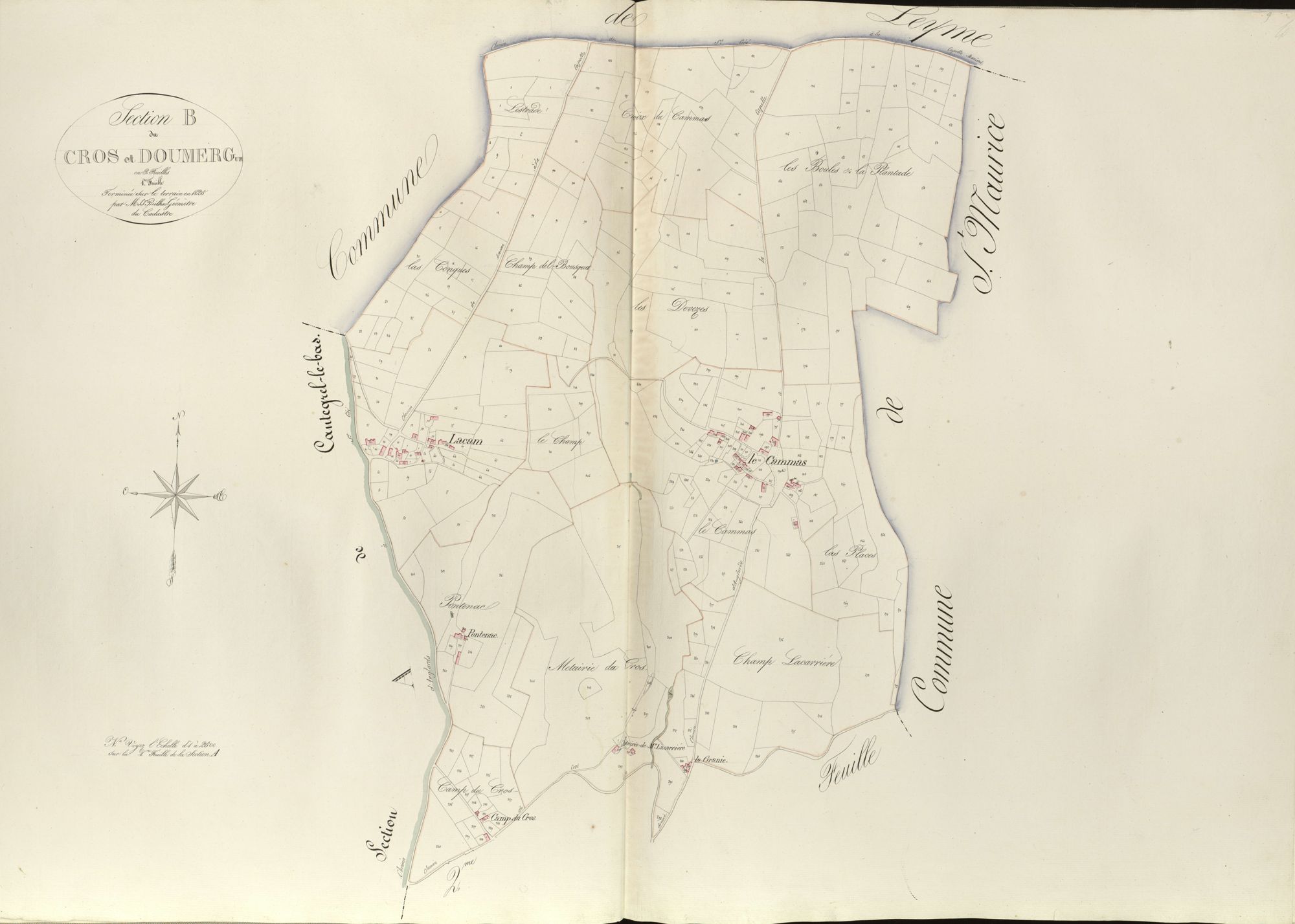 section B du Cros et Doumergue, 1ère feuille