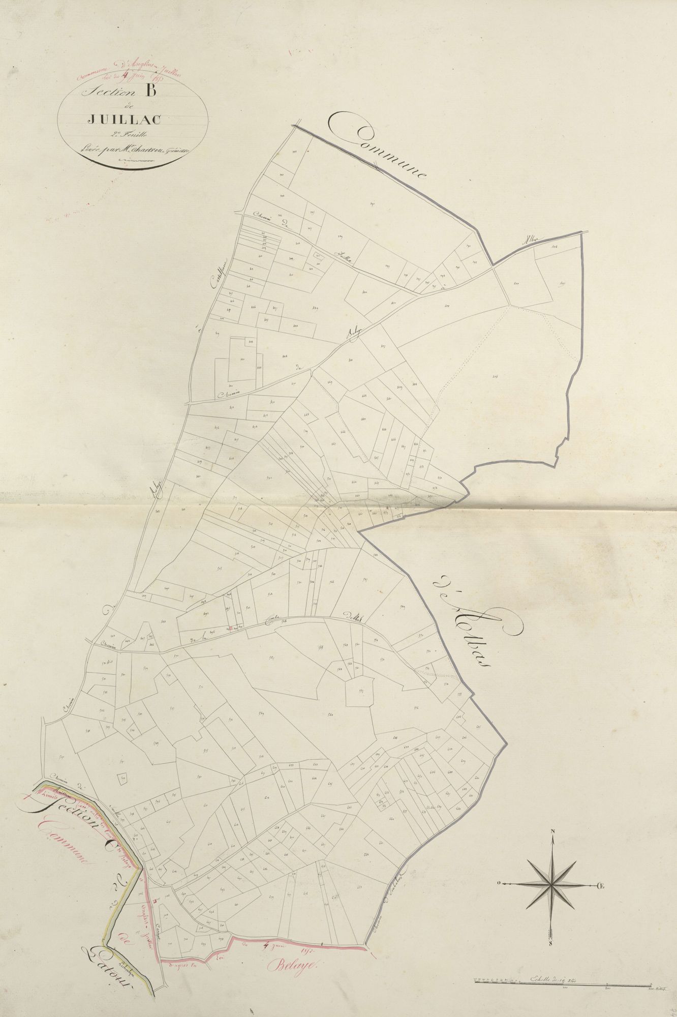 section B de Juillac, 2ème feuille