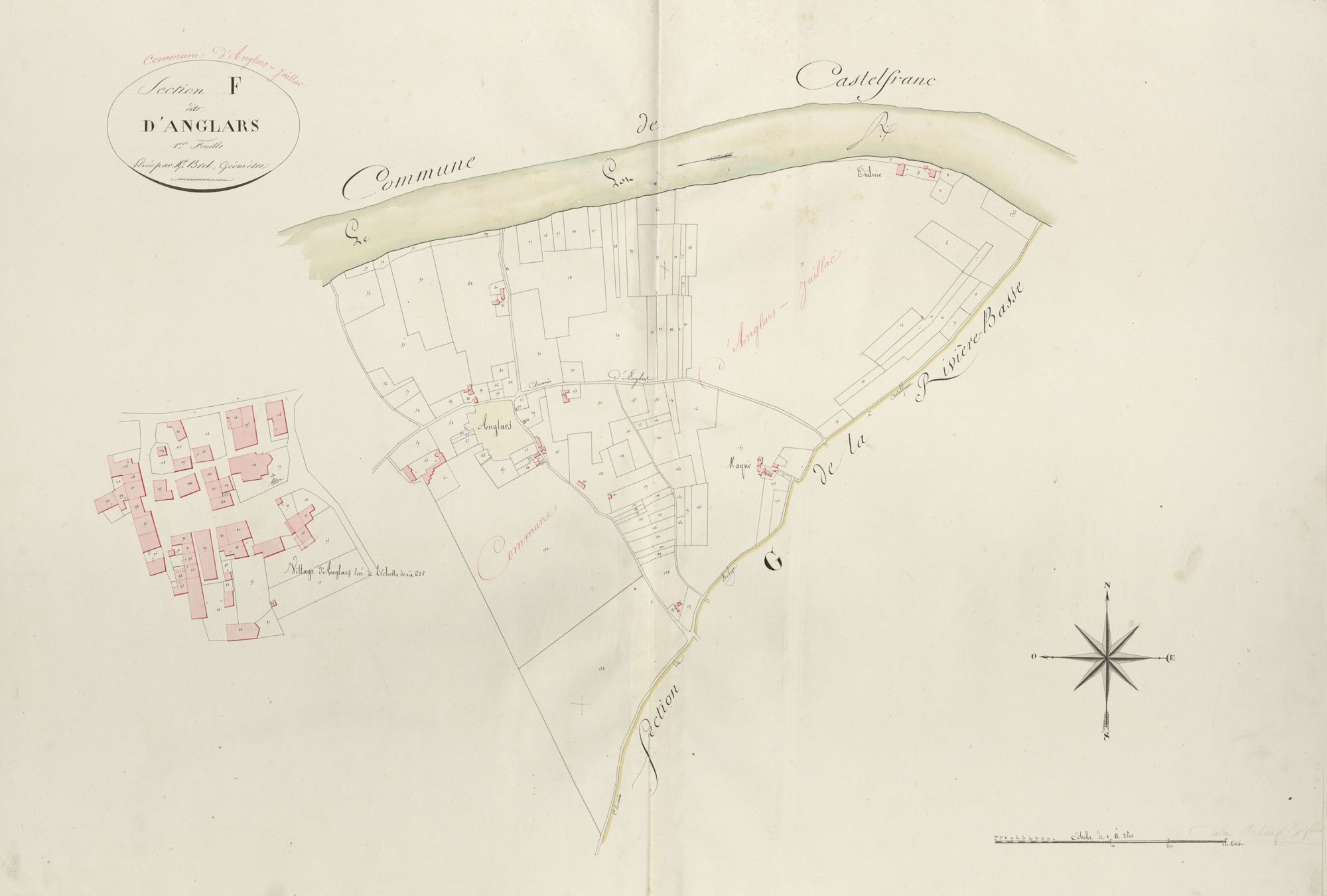 section F d'Anglars, 1ère feuille