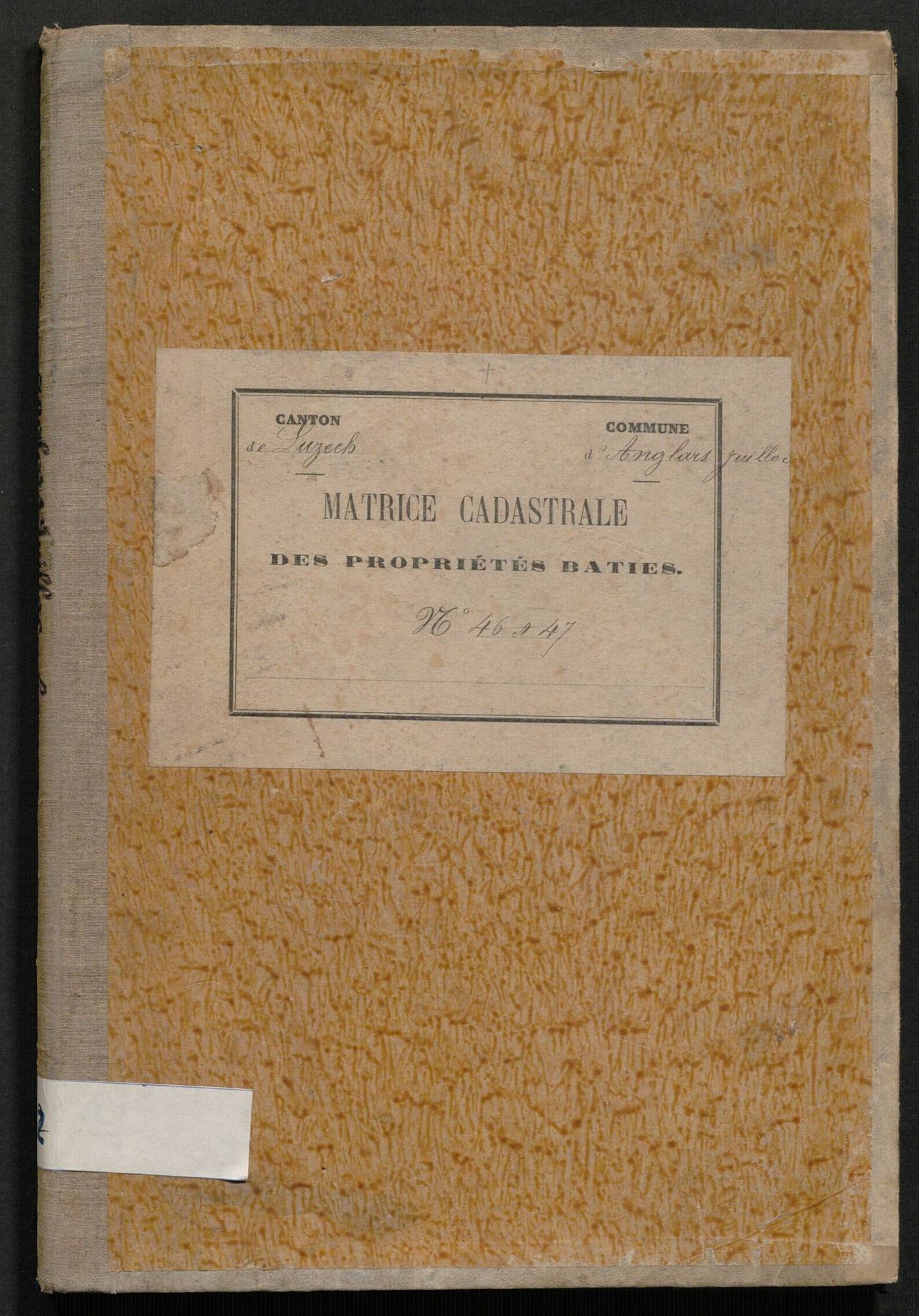 Cases 1-185. Augmentations et diminutions (1882-1891)