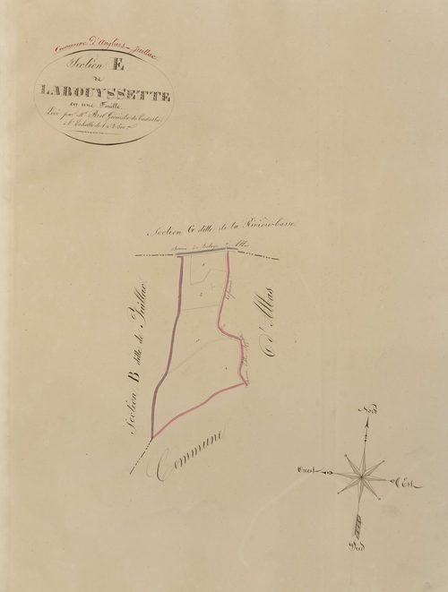 section E de Labouyssette, 1ère feuille