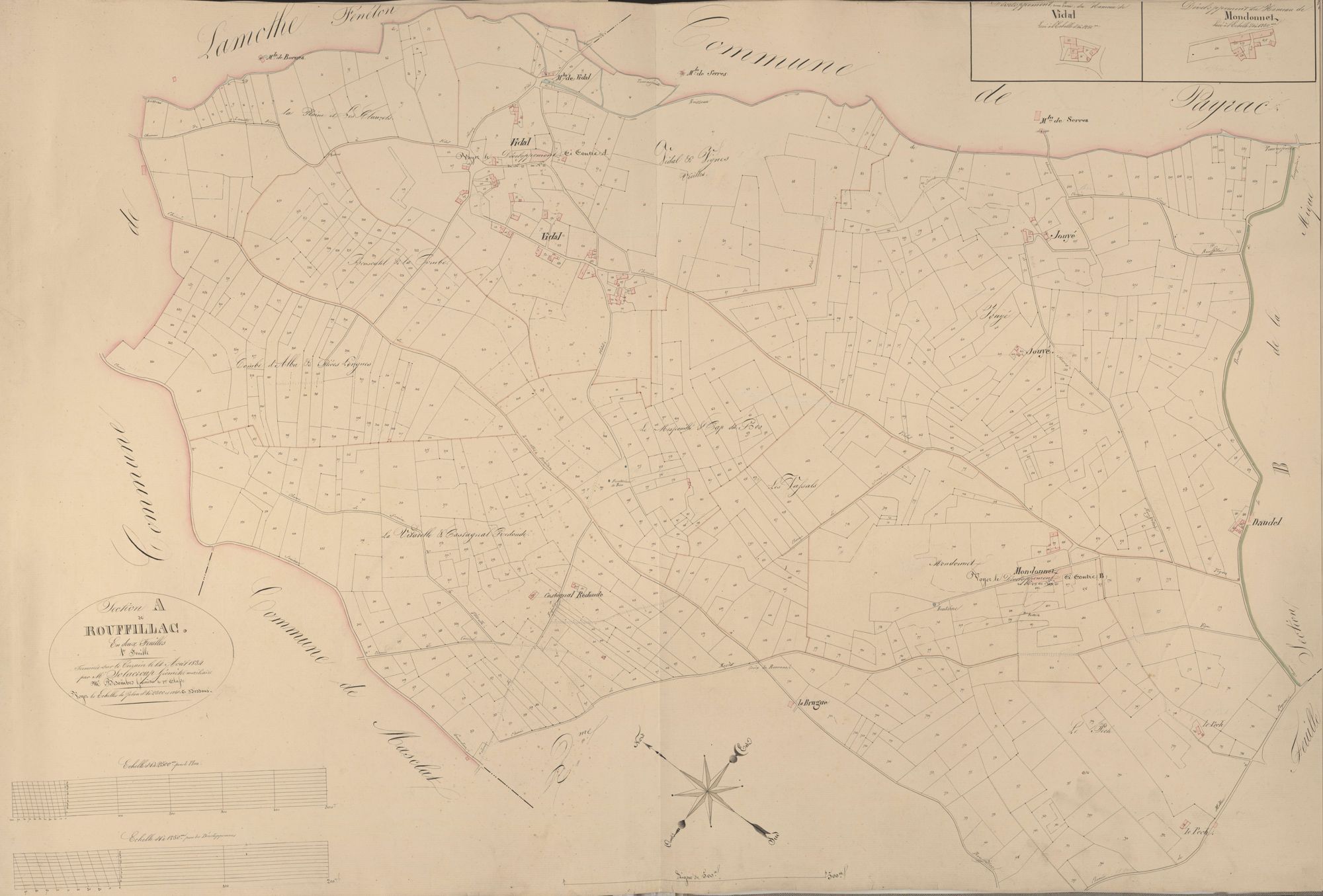section A de Rouffillac, 1ère feuille
