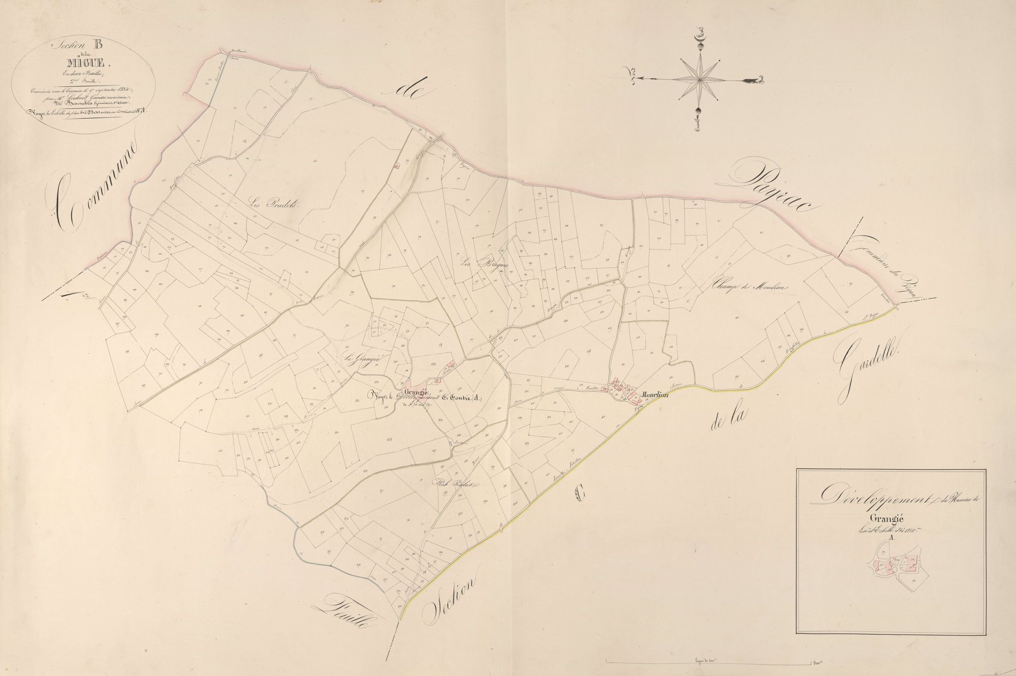 section B de la Migue, 2ème feuille