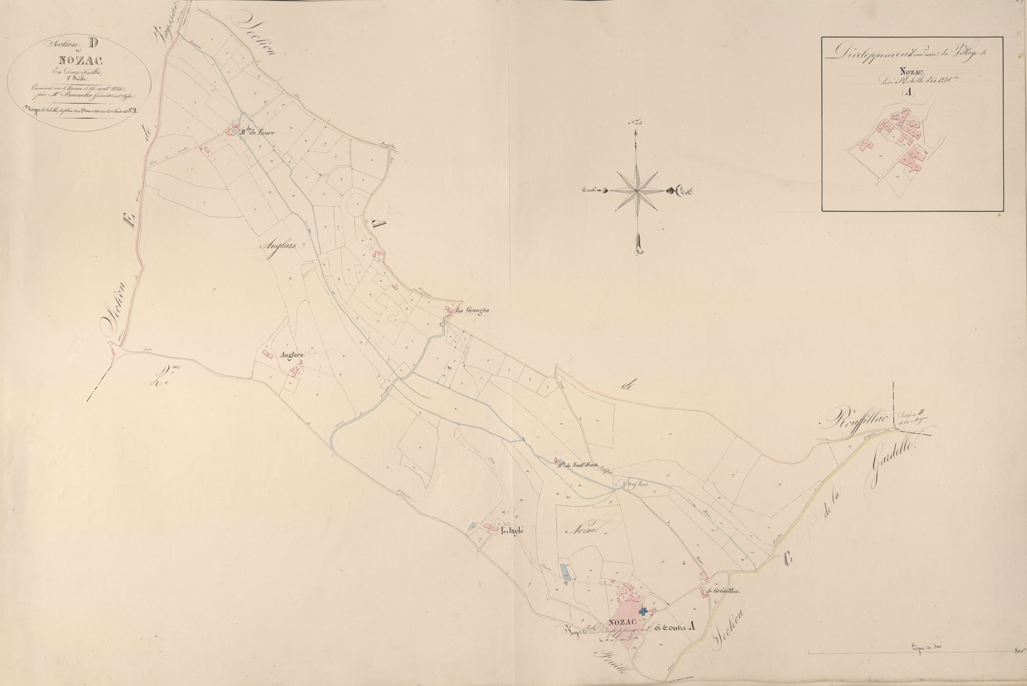 section D de Nozac, 1ère feuille